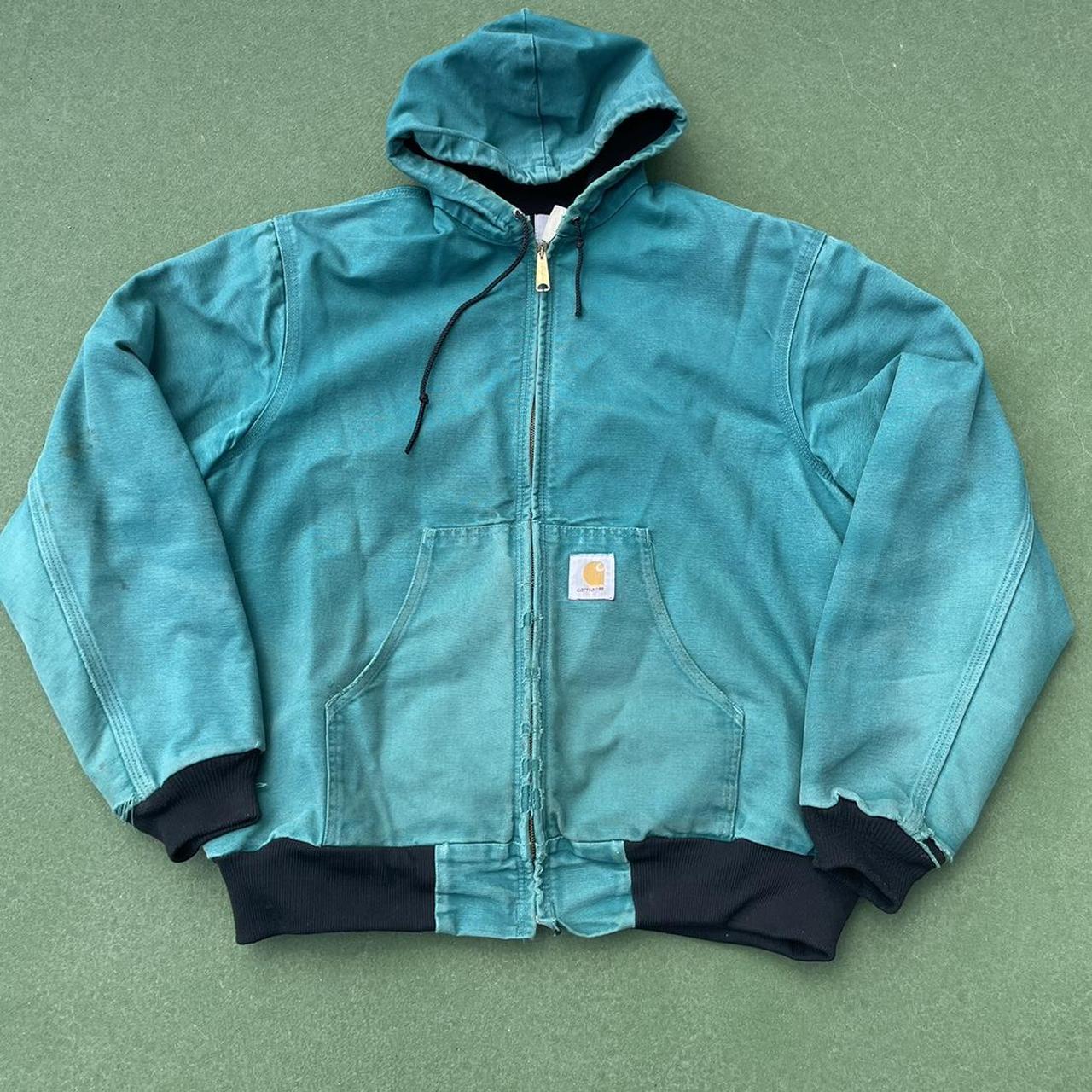 Vintage teal purchases Carhartt Jacket