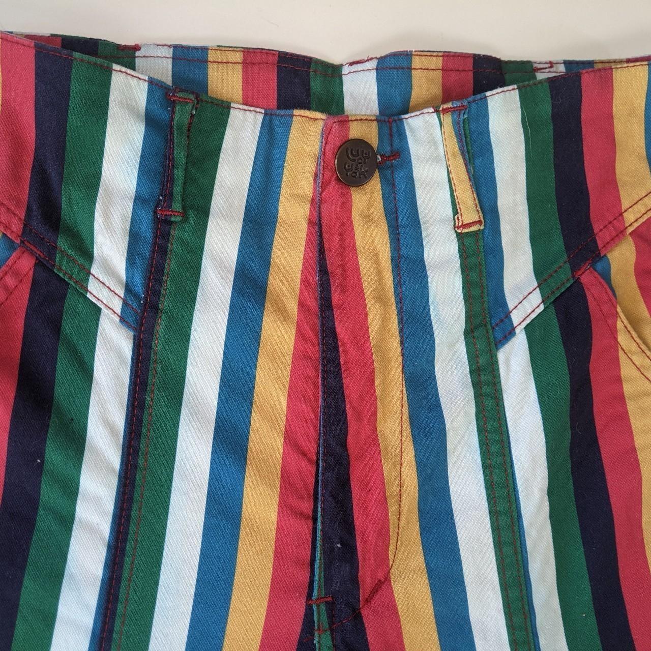 Lucy and Yak Rainbow Cotton Trouser. Good condition,... - Depop