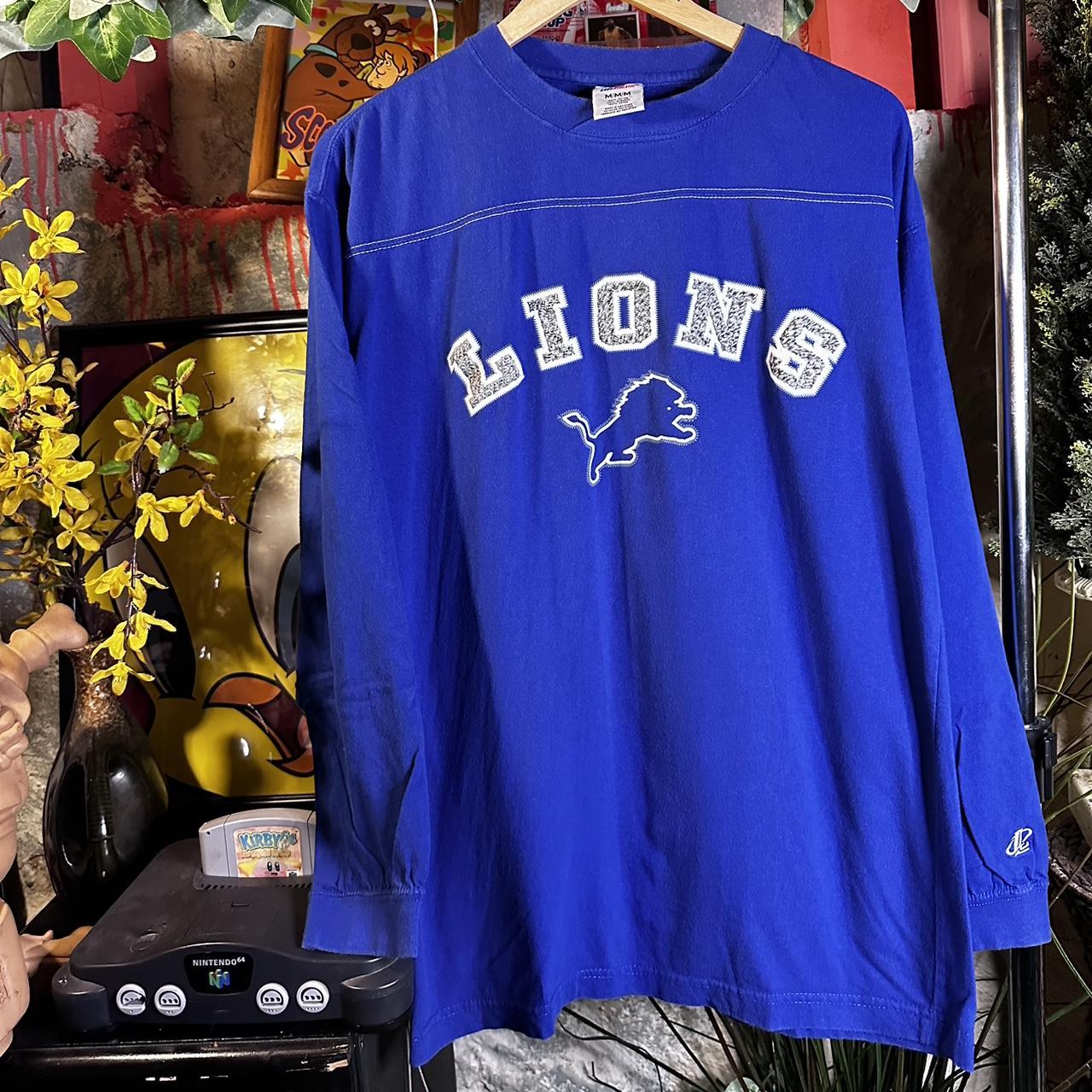 XL) Vintage Logo Athletic Detroit Lions Crewneck