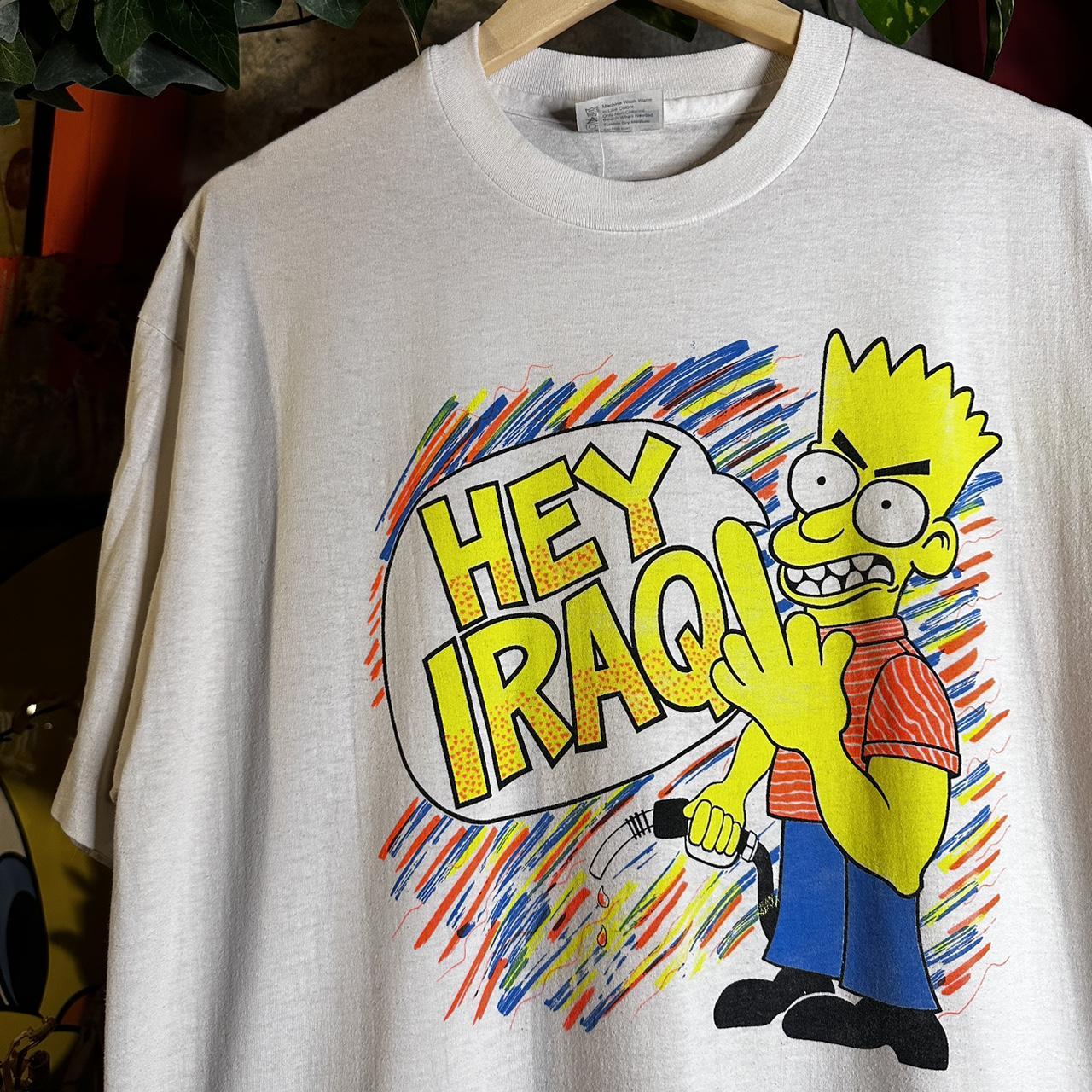 Vintage 80's Rare The Simpson's Graphic T-shirt