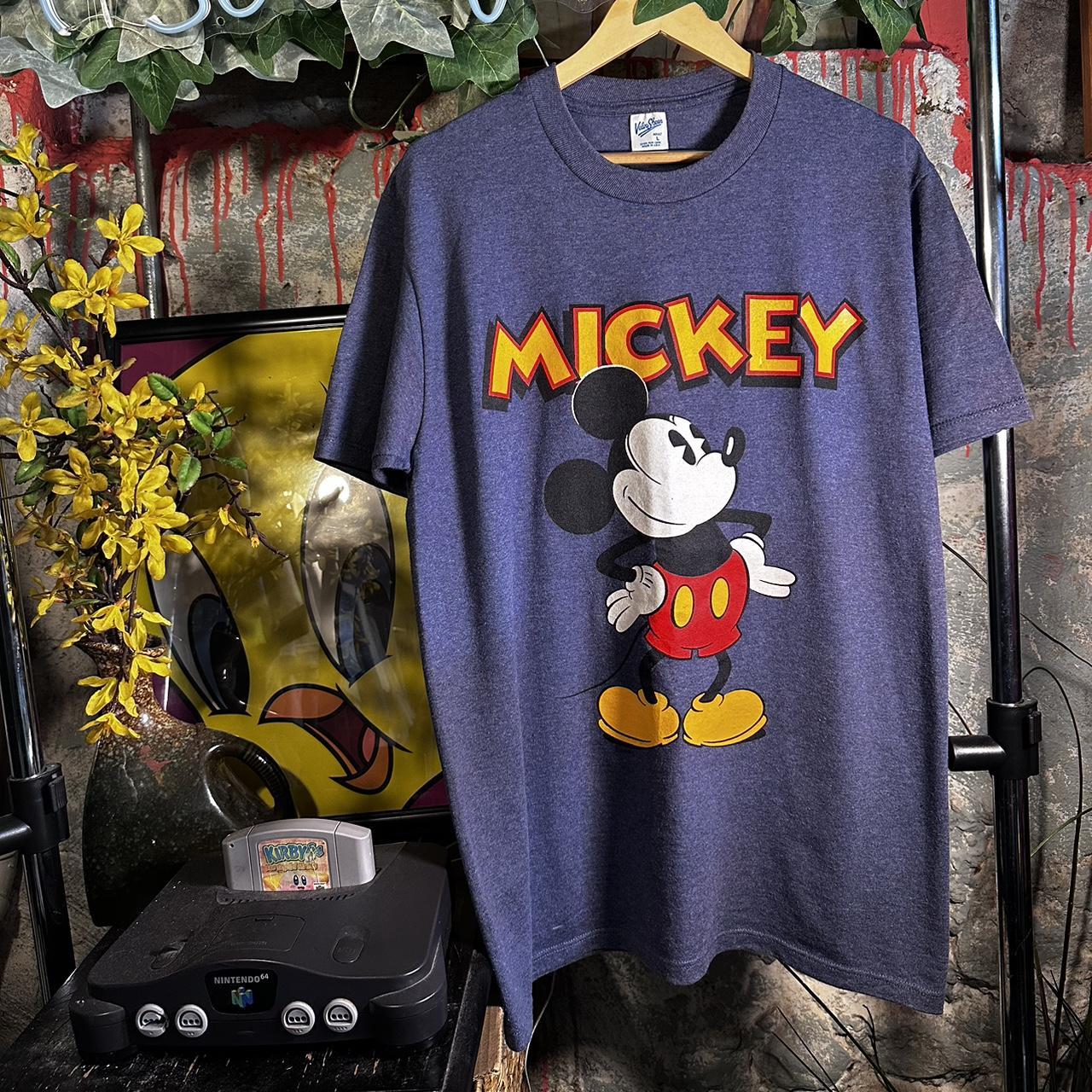 Vintage 90s Disney Mickey Mouse Solo Promo Tshirt... - Depop