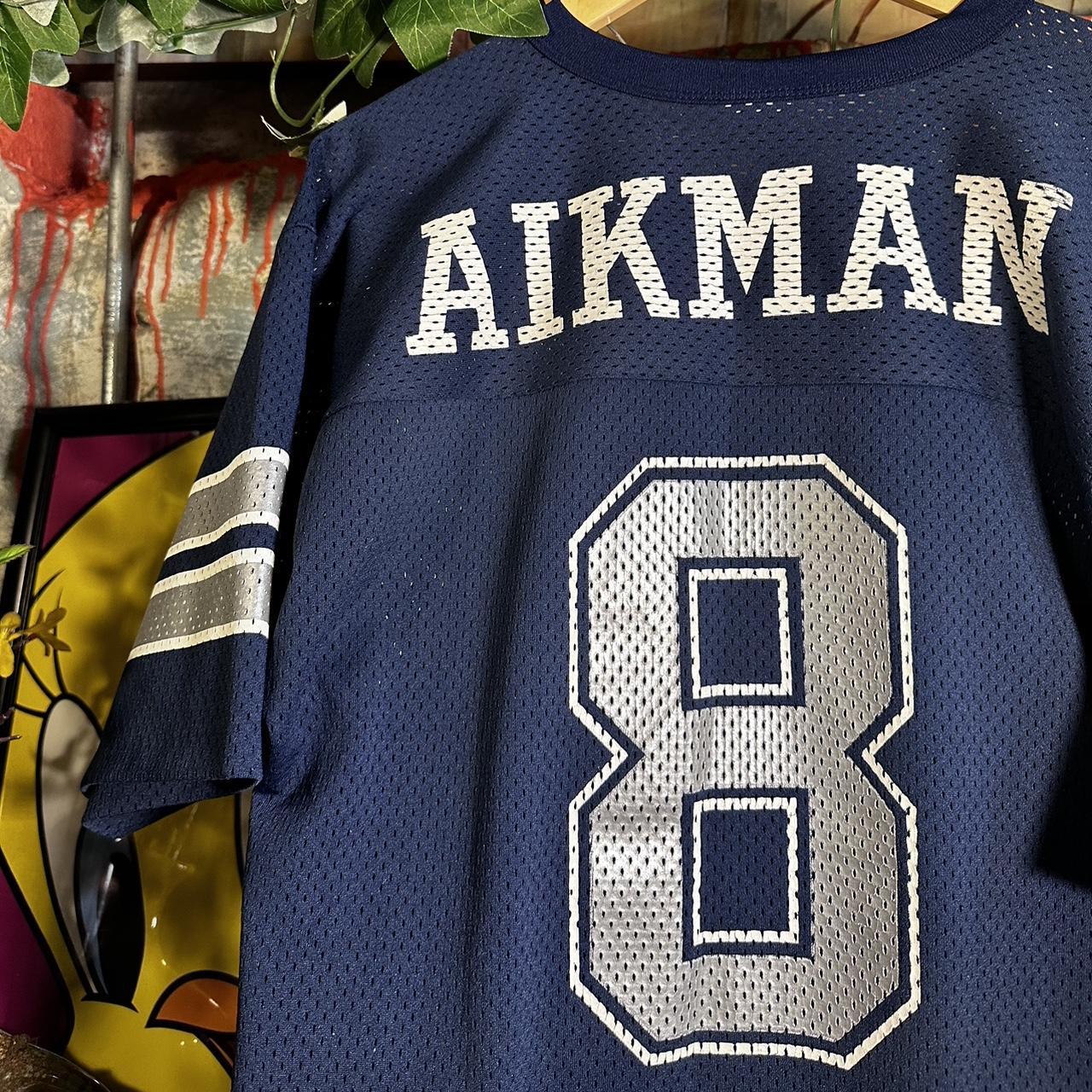 90s Dallas Cowboys Aikman #8 NFL Jersey t-shirt Extra Large - The Captains  Vintage