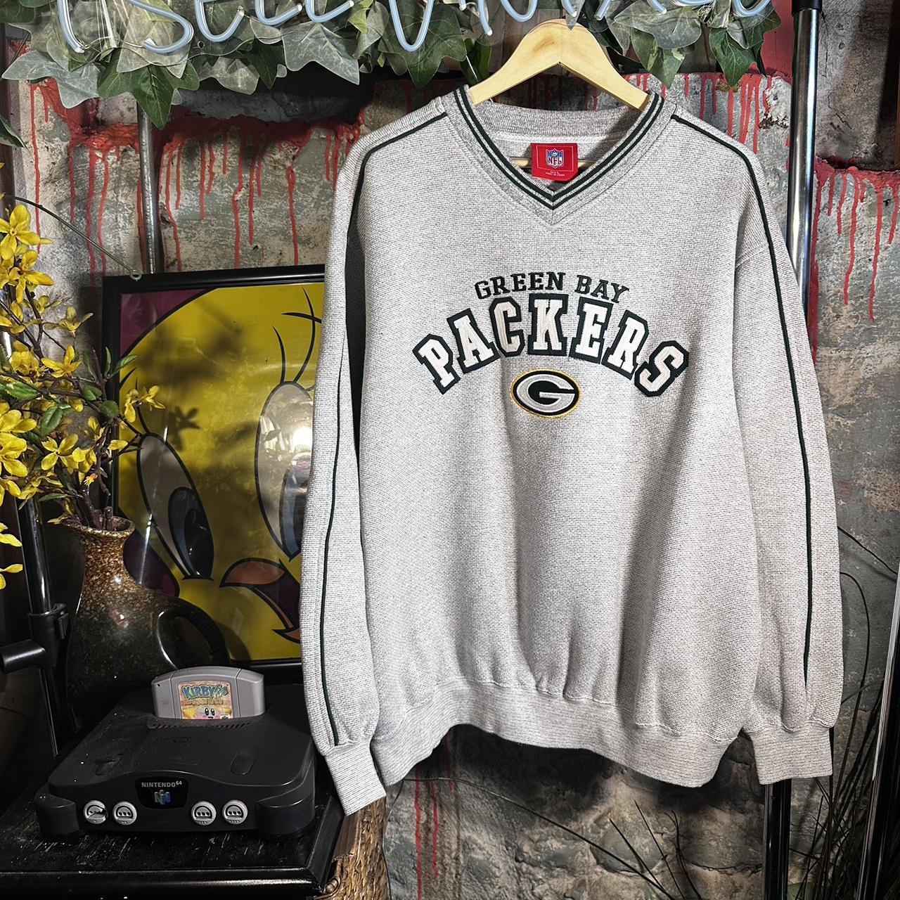 Vintage NFL Green Bay Packers Sweatshirt L - Yellow – ENDKICKS