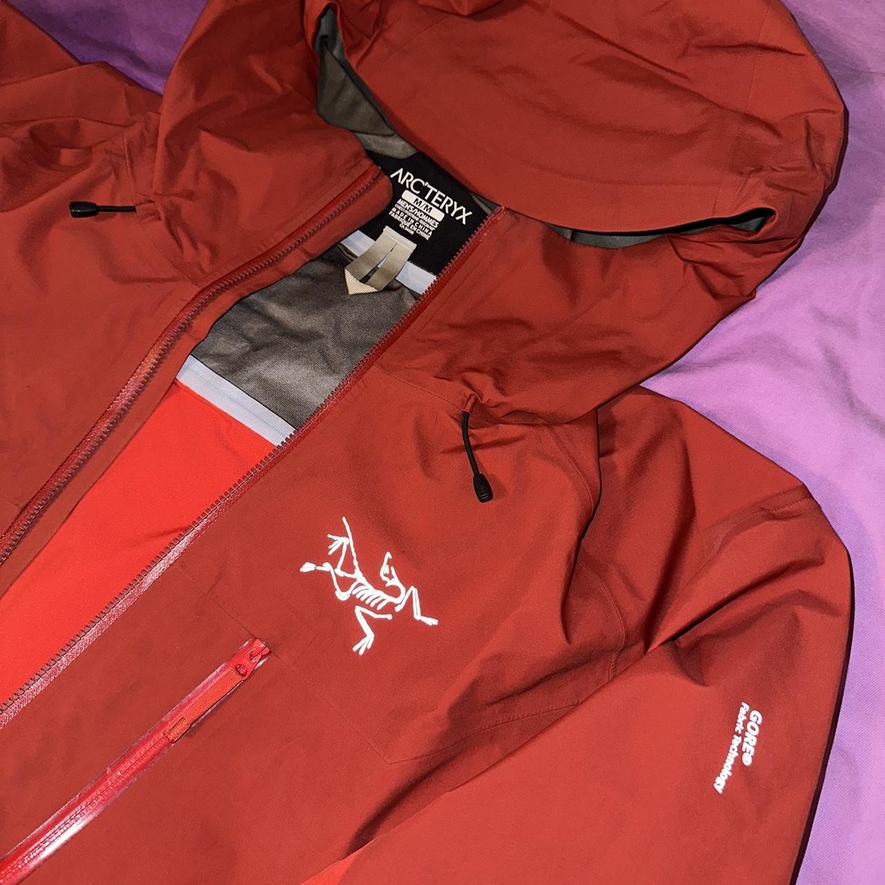 Arcteryx procline comp jacket 3M logos Red colour