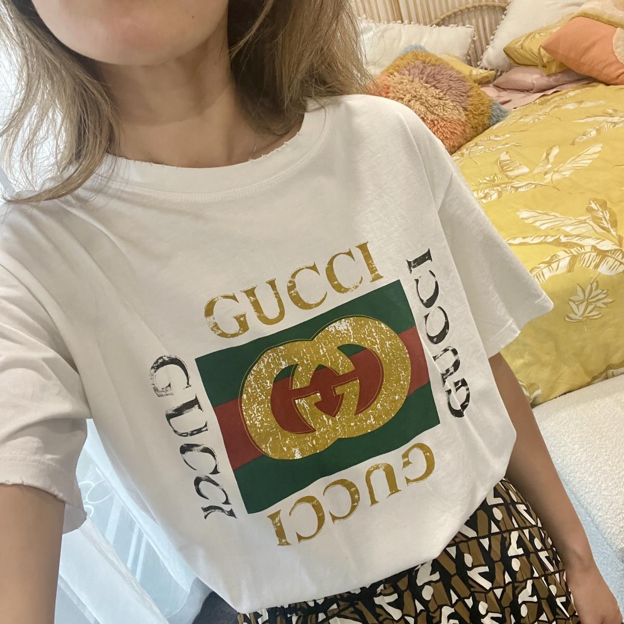 Gucci distressed shops t shirt