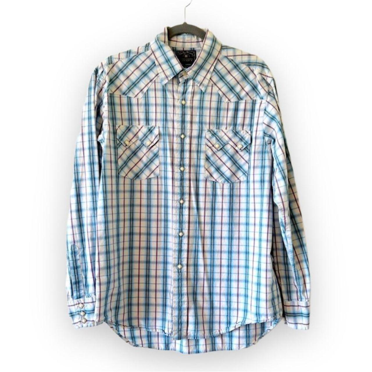 Western Shirt Has Been Hemmed for Women, Lucky Brand Cotton With