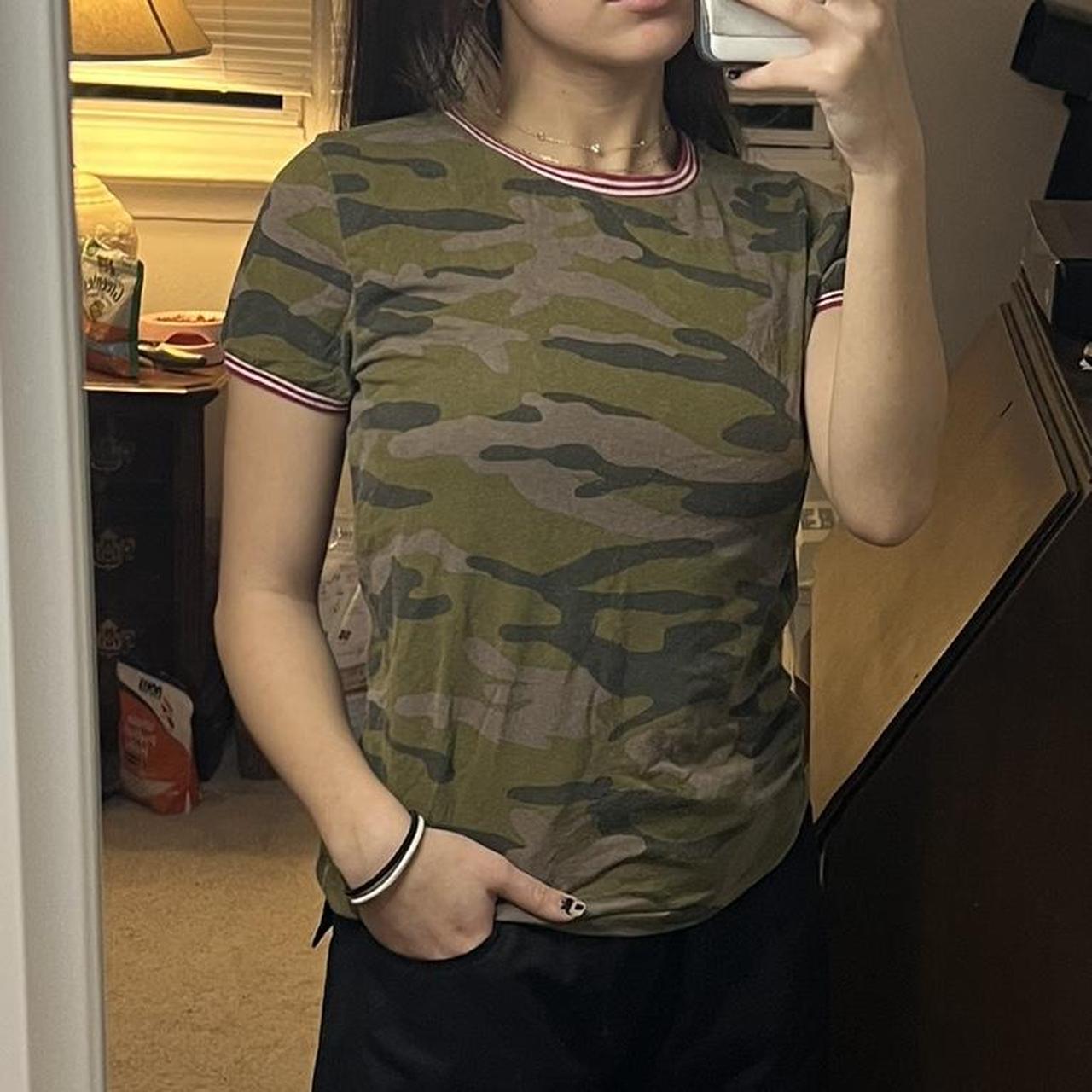 camo shirt women's forever 21