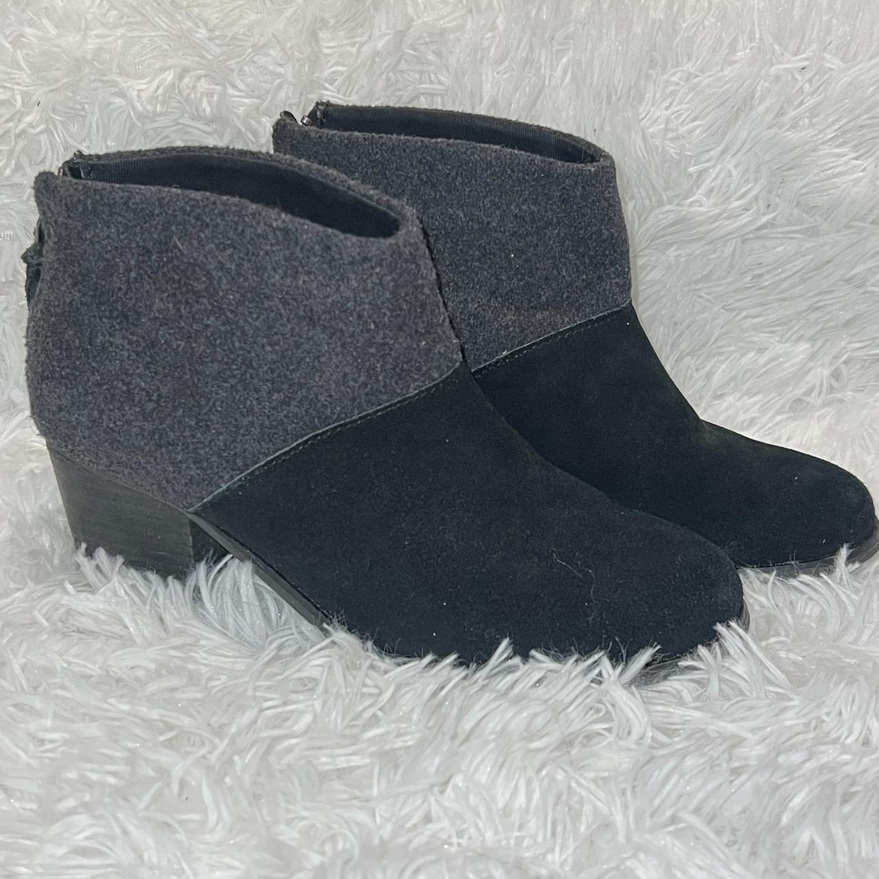 Toms leila 2024 bootie black