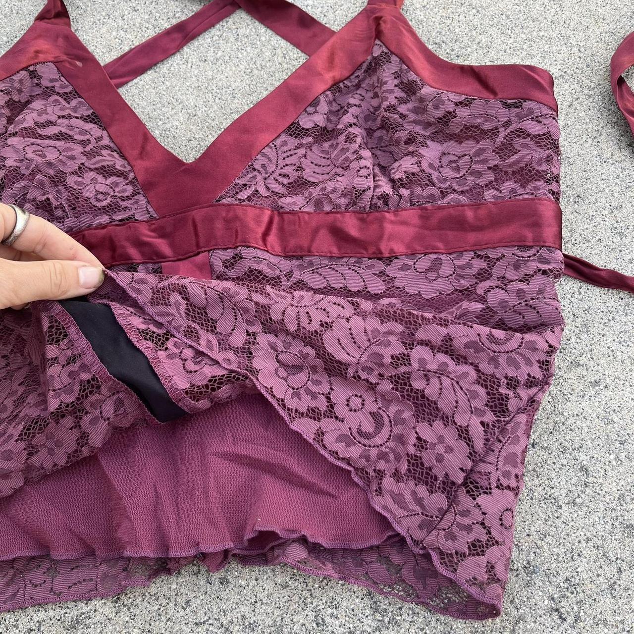 Vintage 90s lace corset bebe tank top! This top is a... Depop