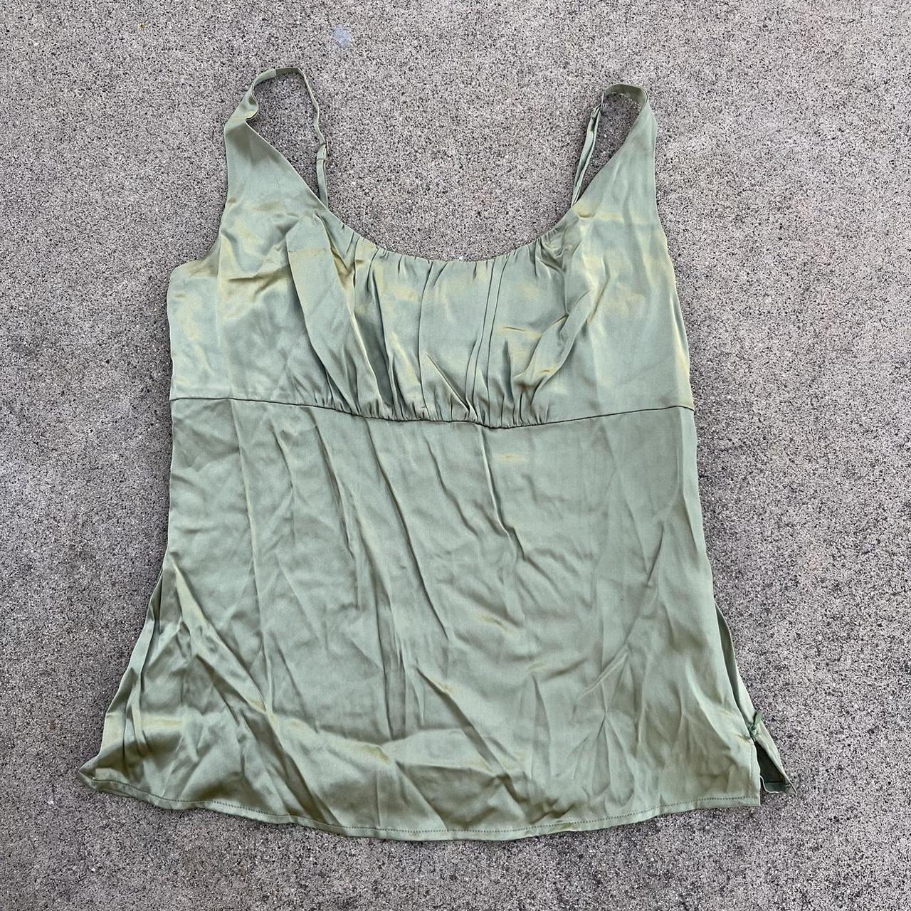 American Vintage Women's Green Vest | Depop