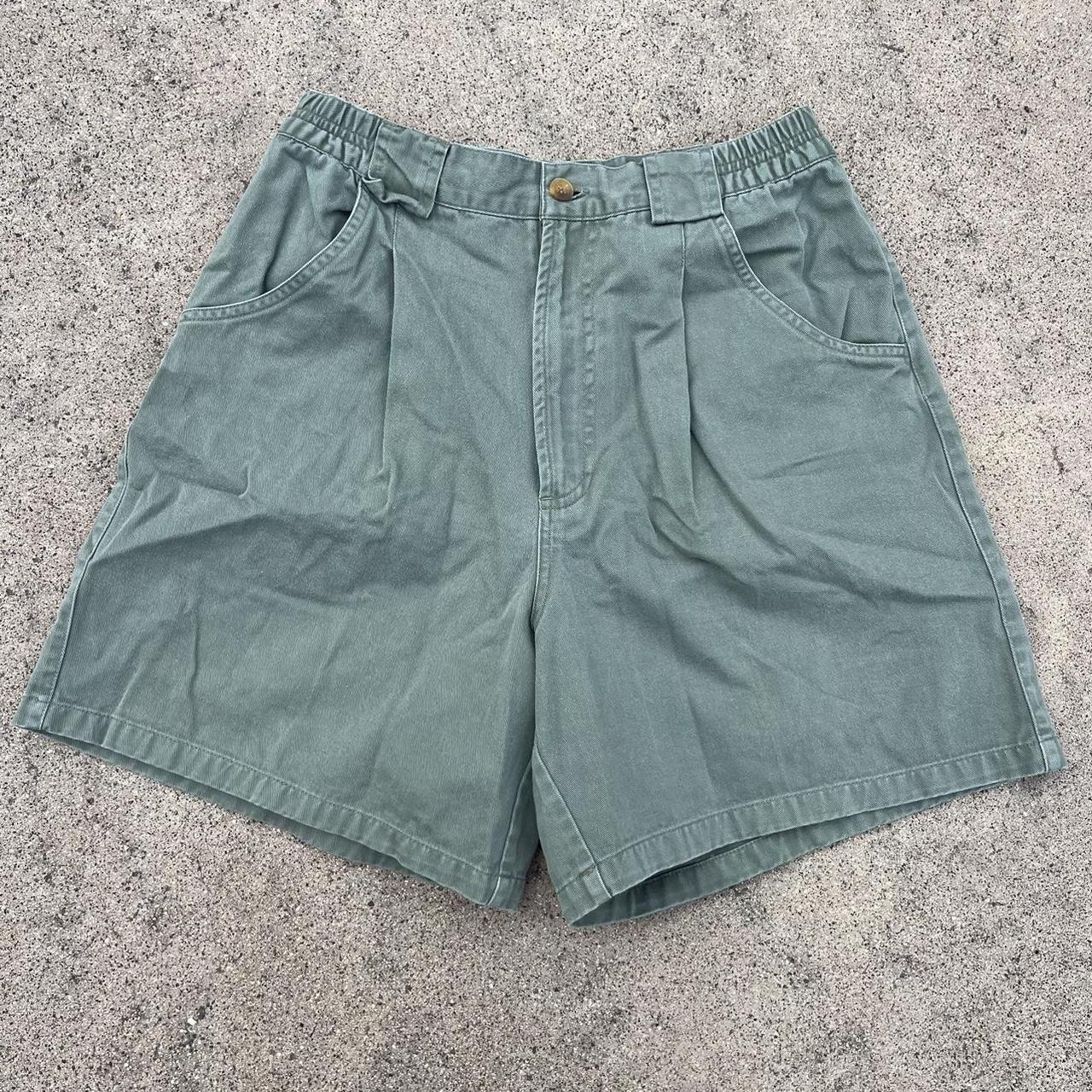 High waisted hot sale army shorts