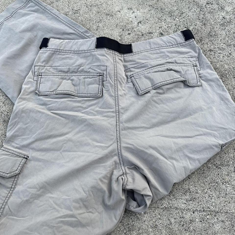 Vintage 90s / Y2K gray zip off cargo pants. These - Old Navy