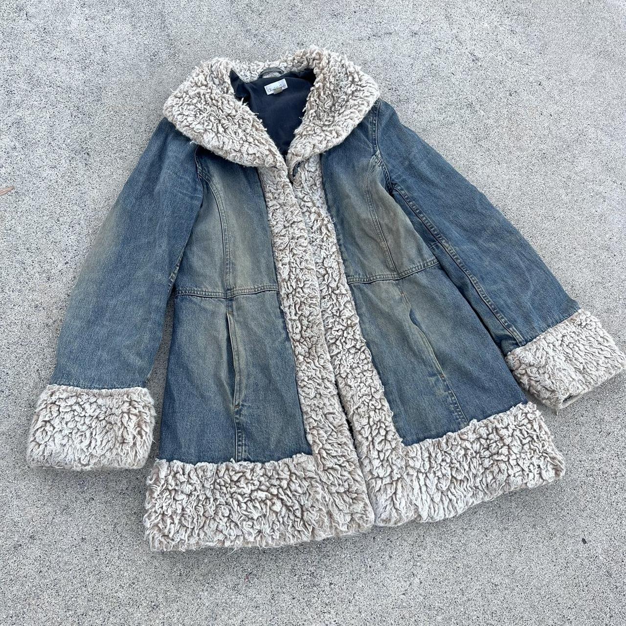 Vintage 90's / y2k denim penny lane coat. This | Depop