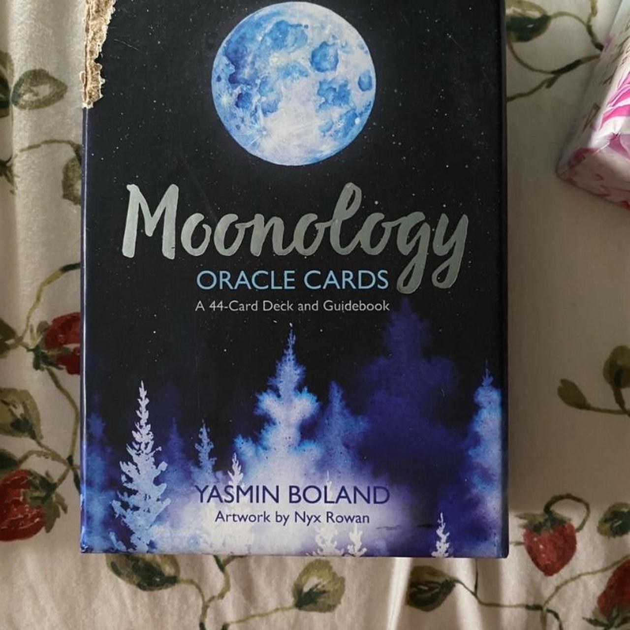 moonology tarot deck! it’s a little chipped on the... - Depop