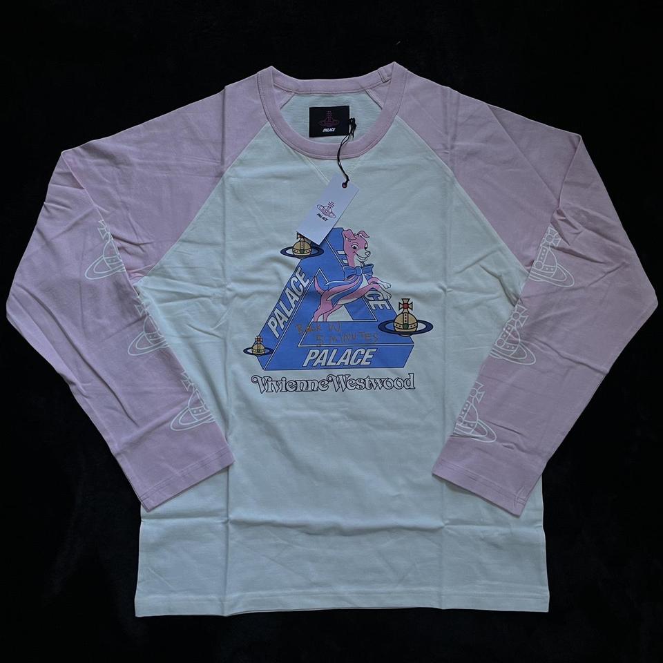 Palace x Vivienne Westwood Raglan-Langarmshirt Weiß/Schwarz Palace x Vivienne Westwood Raglan-Langarmshirt Weiß/Schwarz