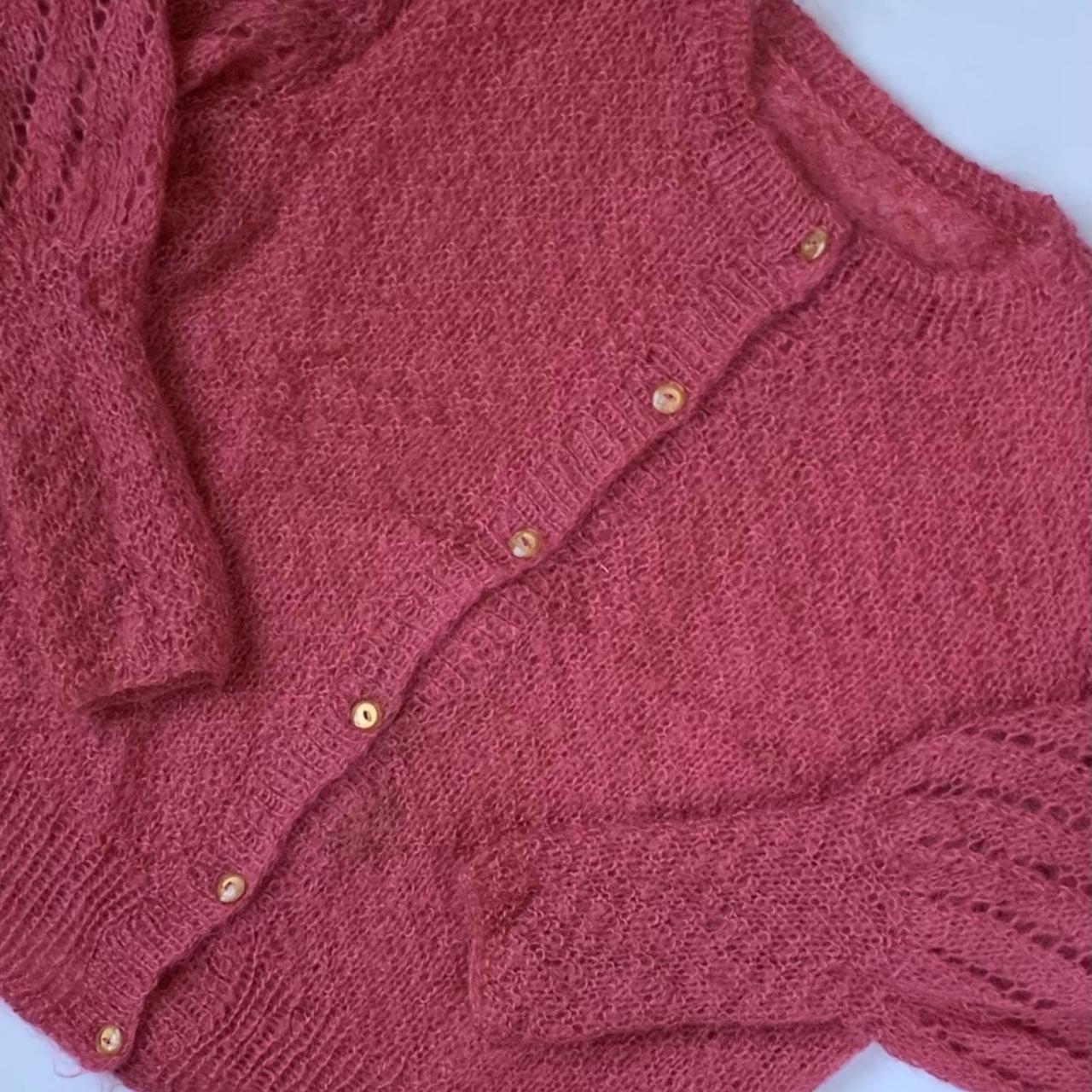 Brand not known Men's Pink Cardigan | Depop