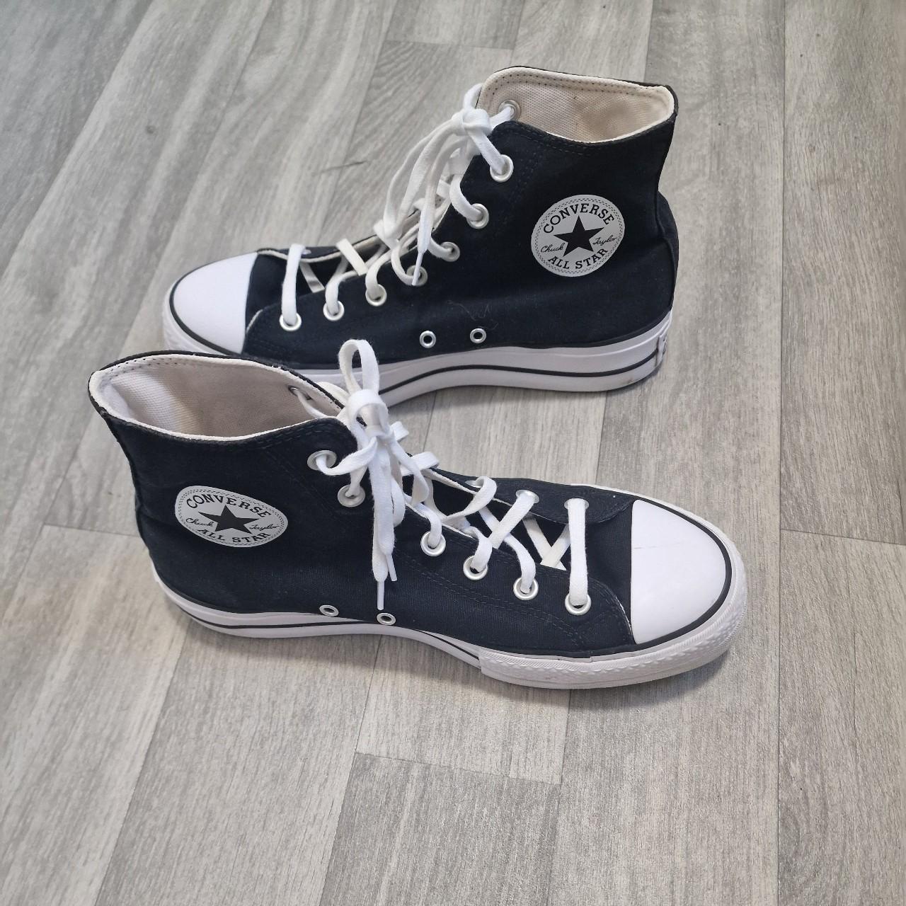 Converse all star chunky Taylor platform.... - Depop