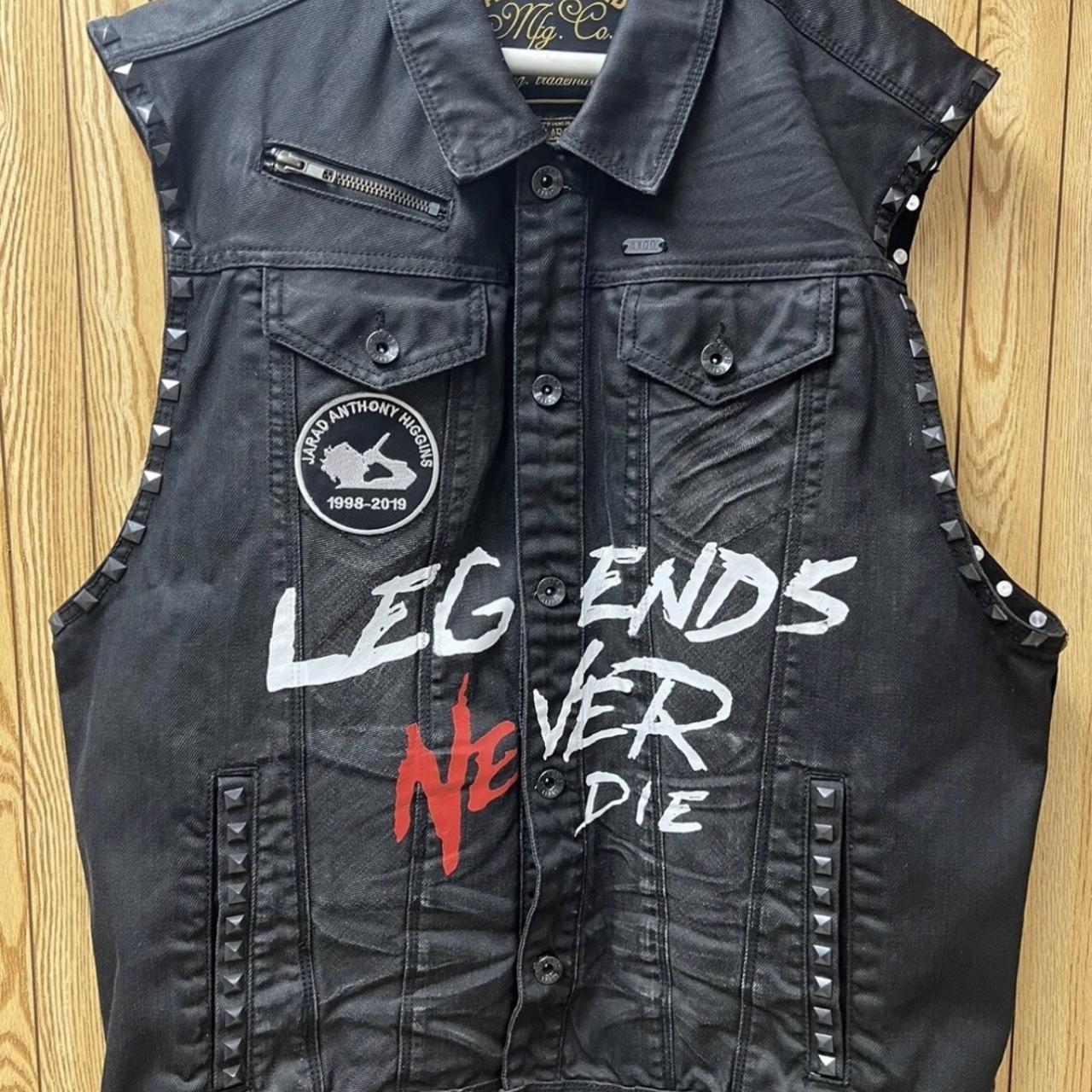 Juice Wrld Black Denim Vest