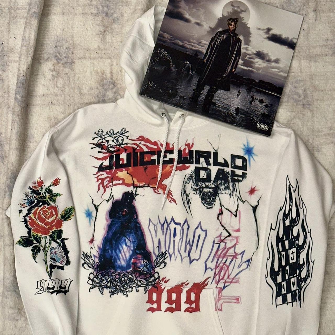 New Juice WRLD Day 999 Club Hoodie with Free Depop