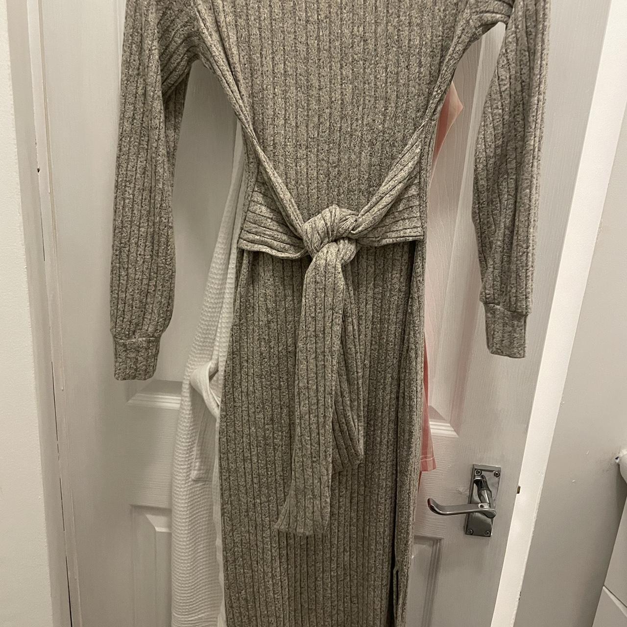 River Island Women's Grey Dress | Depop