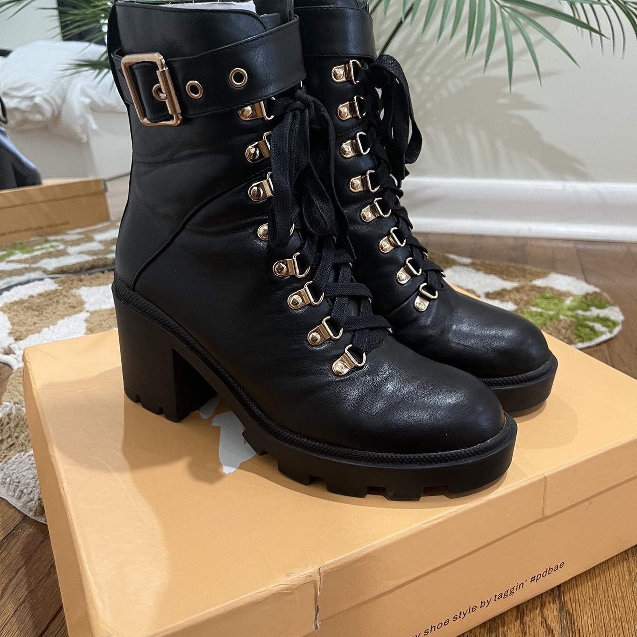 Combat boots to add a little chunk to your look! I'm - Depop