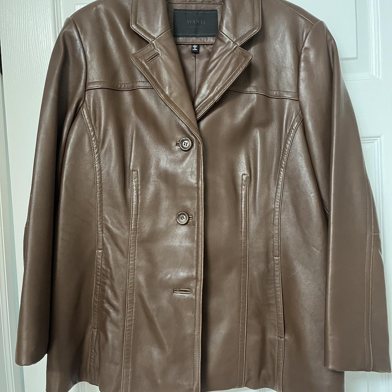 Vintage avanti deals leather jacket