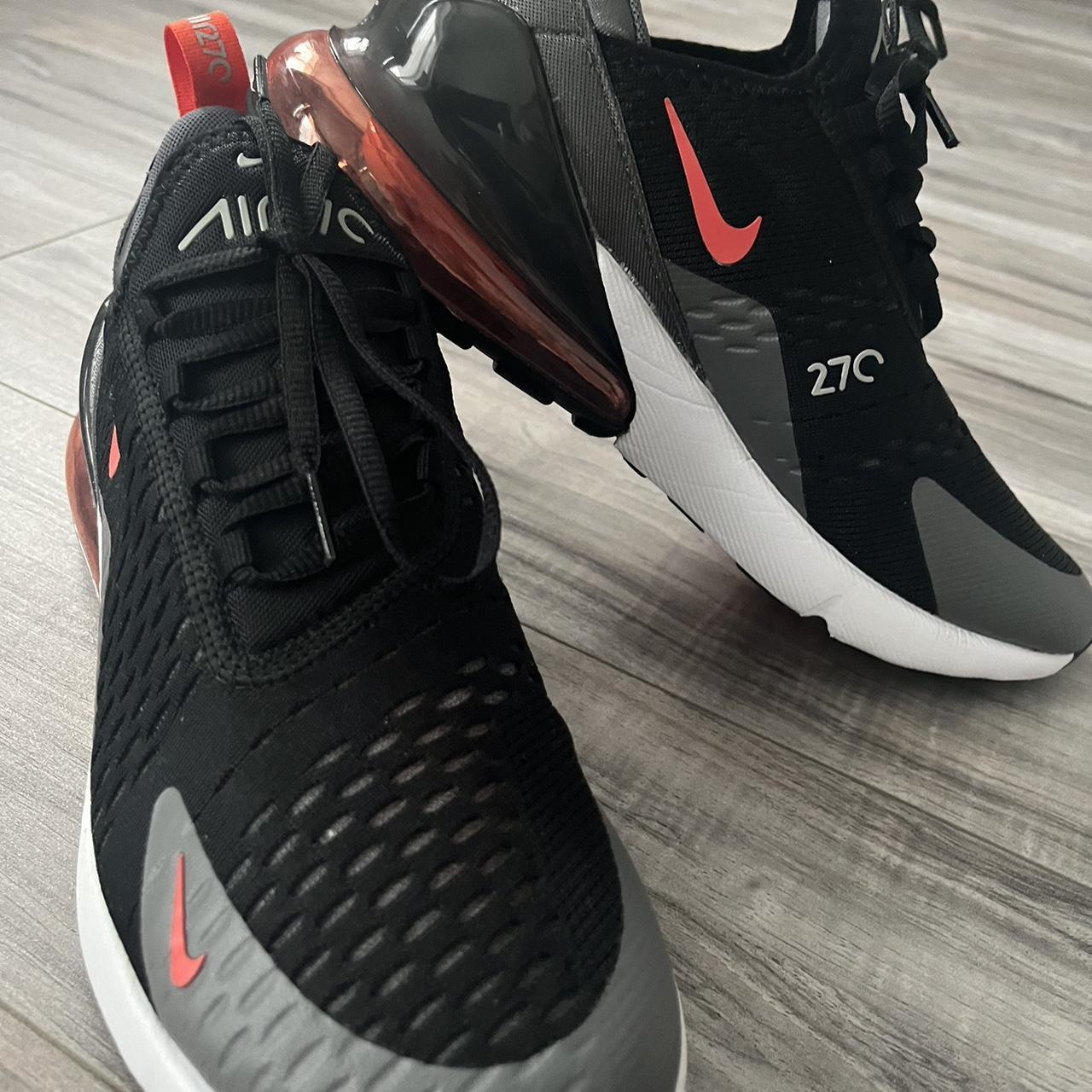 Nike 270 clearance black-bright crimson-hyper crimson-grey