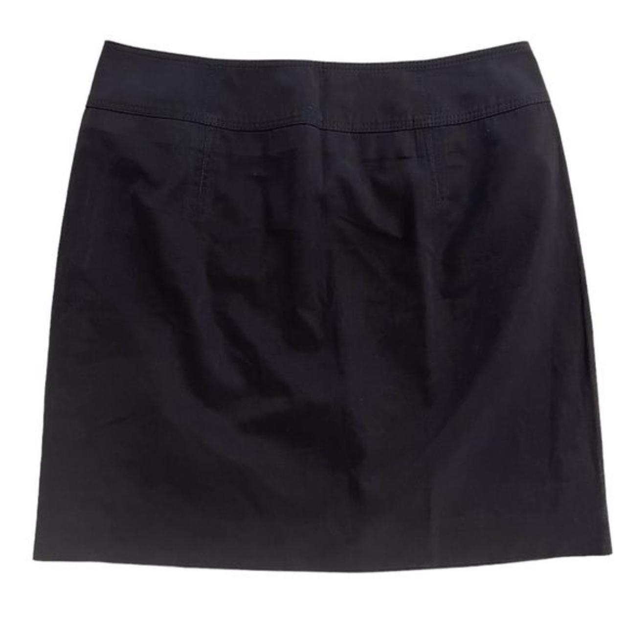 Hugo Boss Mini Skirt Black Mini Skirt Smooth cotton... - Depop