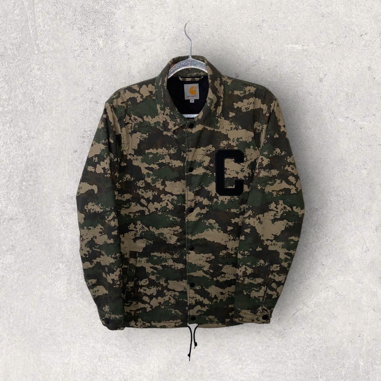 Carhartt coach jacket Padded lining Camo with. Depop