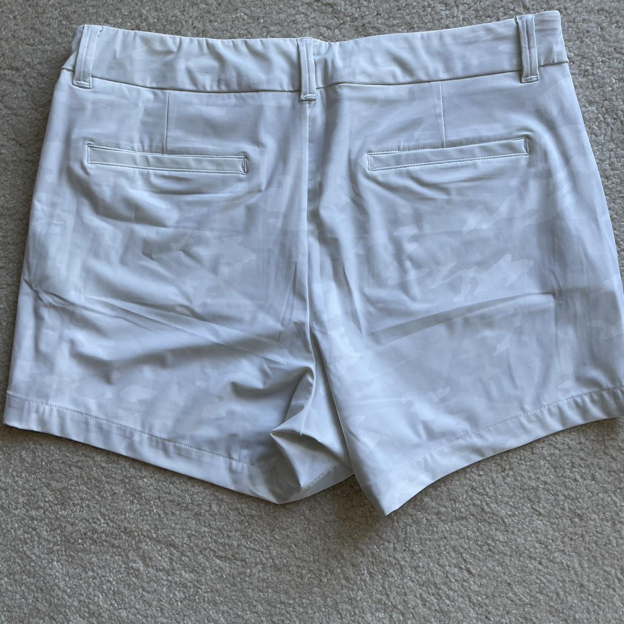 Spanx Sunshine shorts. White Camo size M 4” inseam - Depop