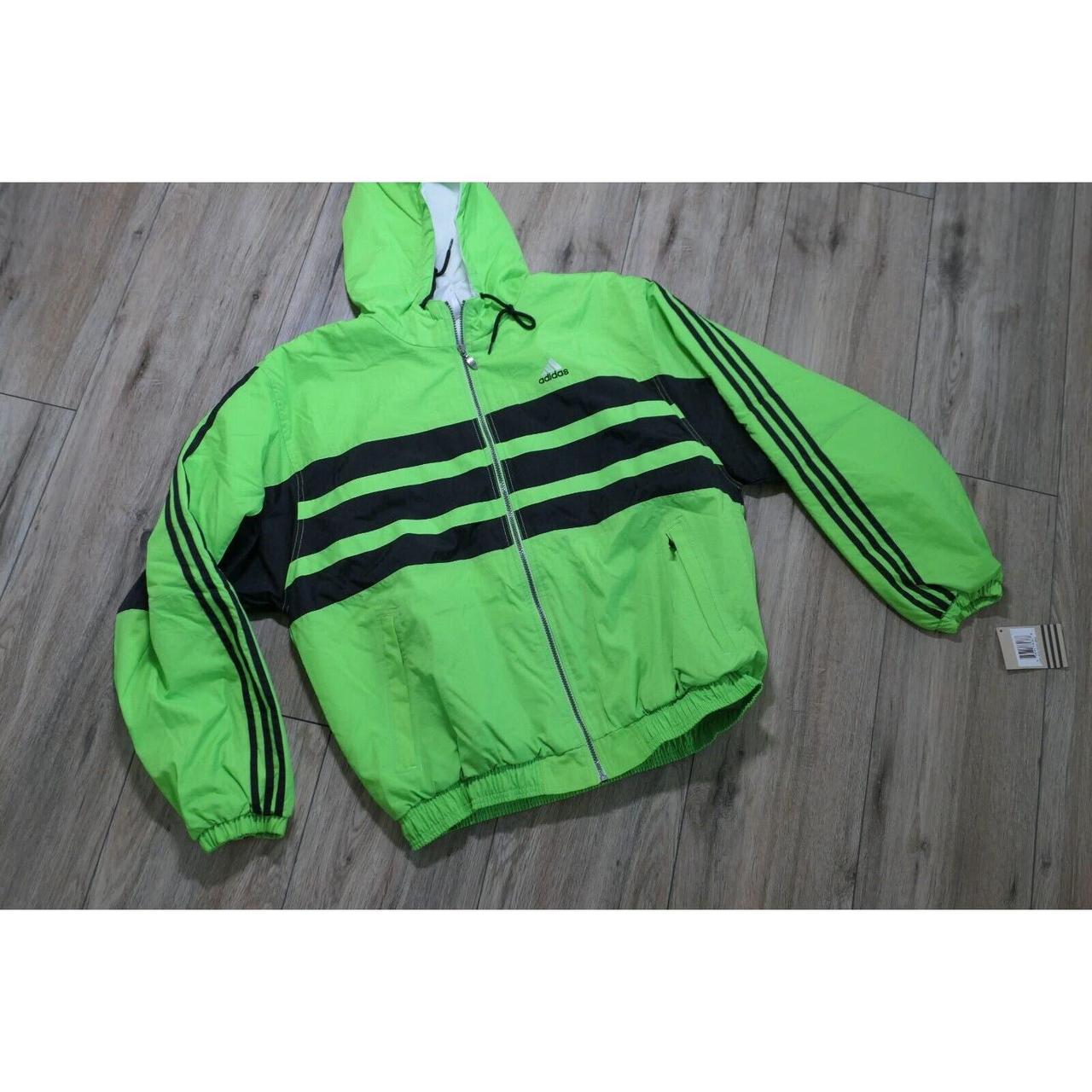 Lime green adidas outlet jacket