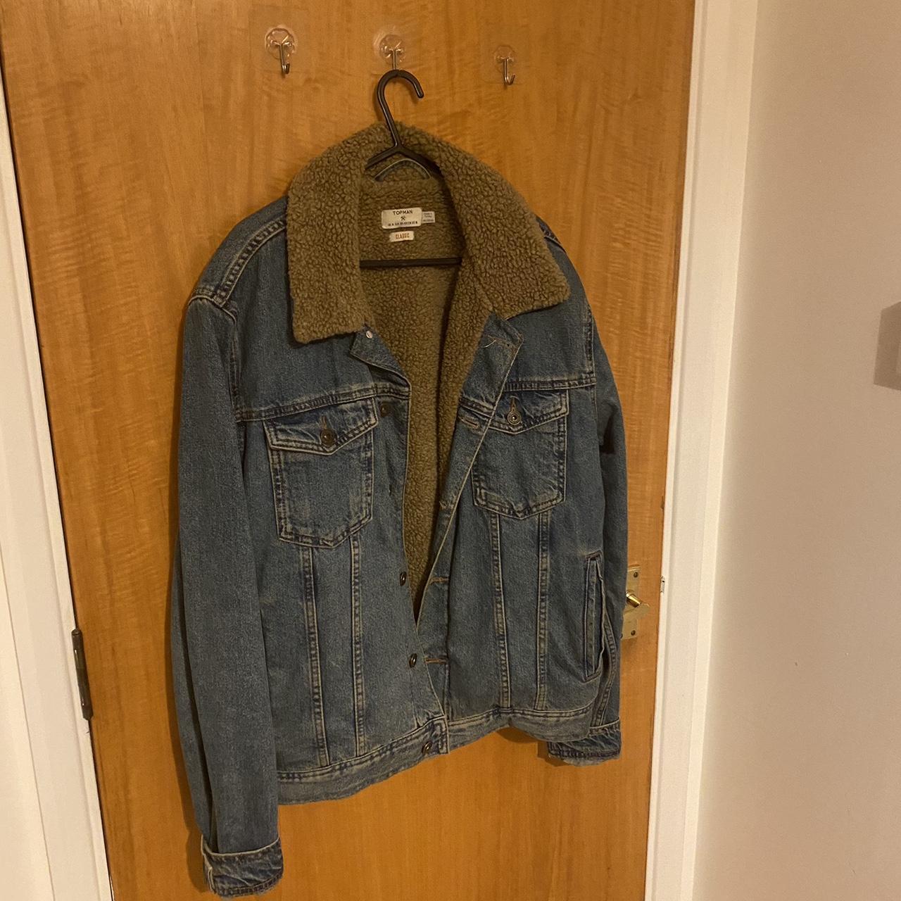 Topman mens hotsell denim jacket