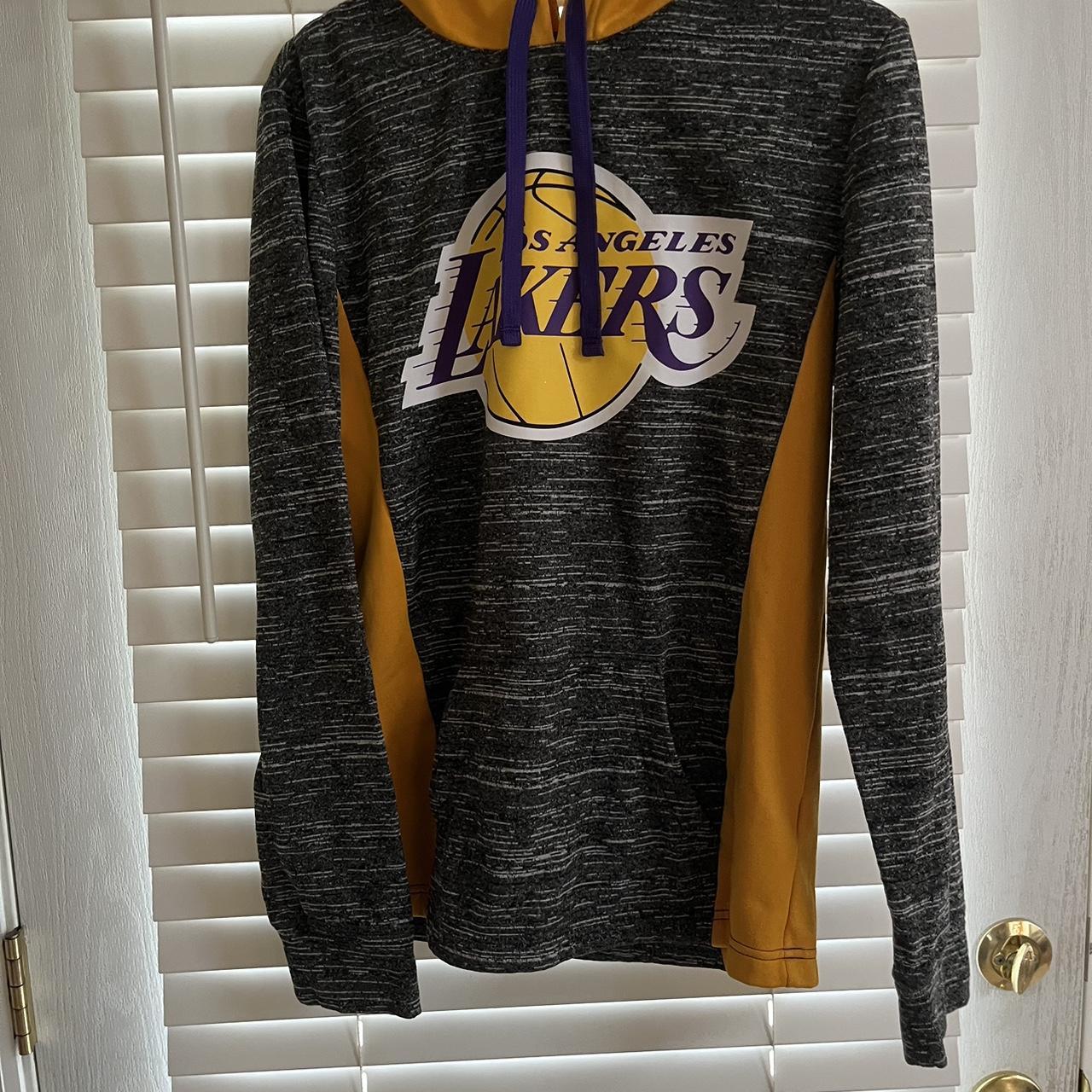 Brand New NBA grey Lakers hoodie size M Never been - Depop