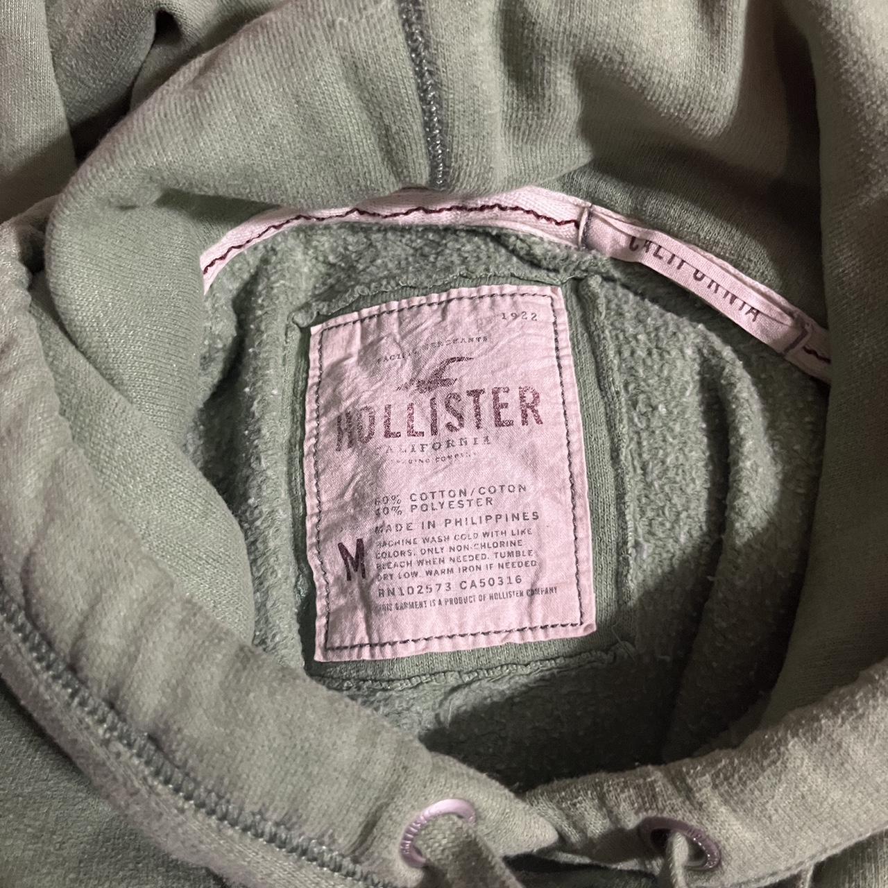 Grey Hollister Southern California hoodie. Size s - Depop