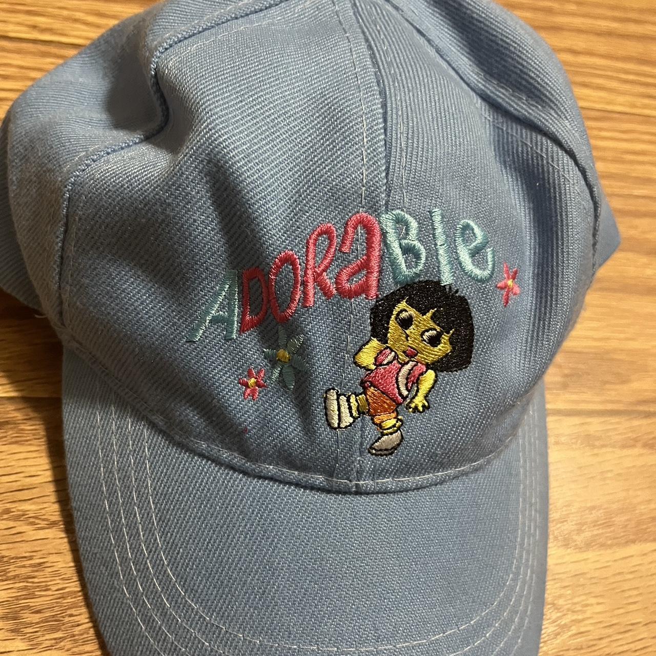 Nickelodeon Blue and Pink Hat Depop