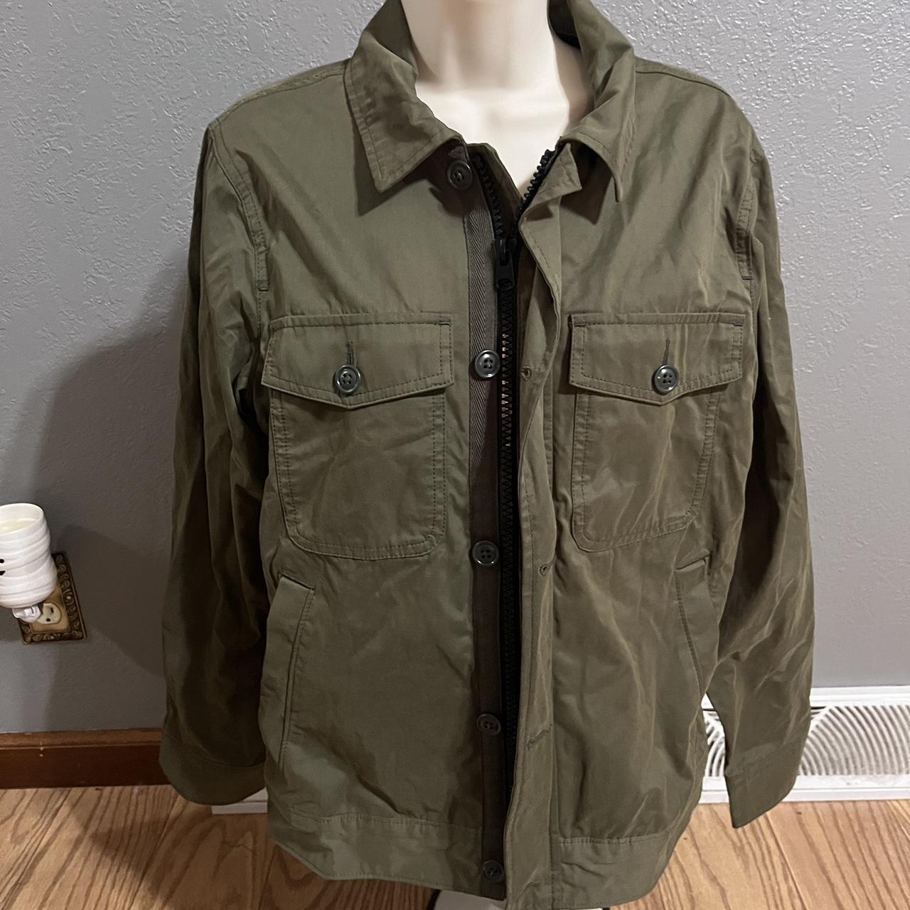 Abercrombie and fitch army green clearance jacket