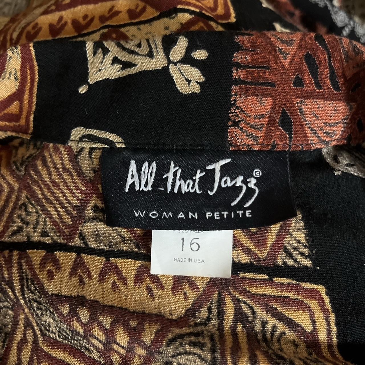 All That Jazz Women's Tan and Brown Shirt (3)