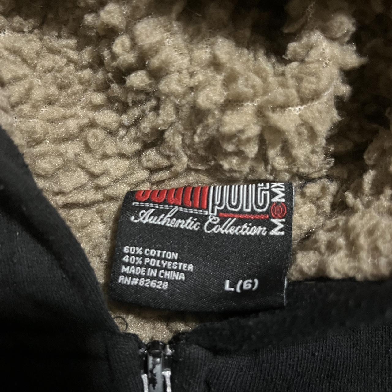 y2k SouthPole sherpa lined youth / kids hoodie size... - Depop