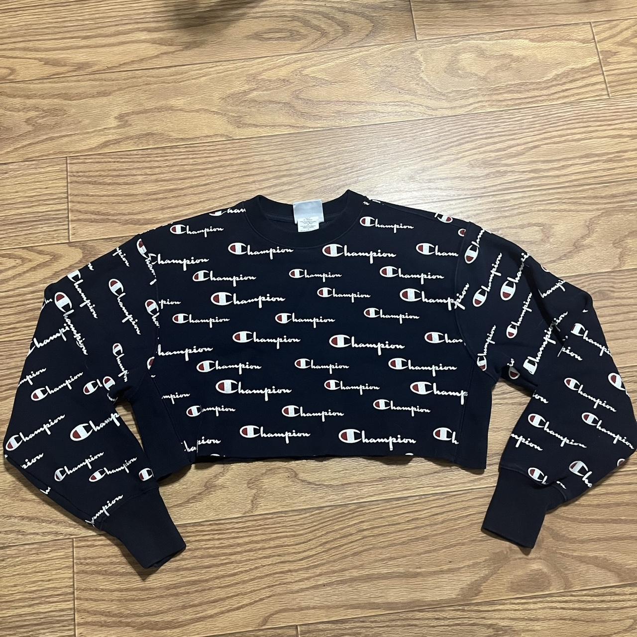 Champion sweater hotsell crop top pattern