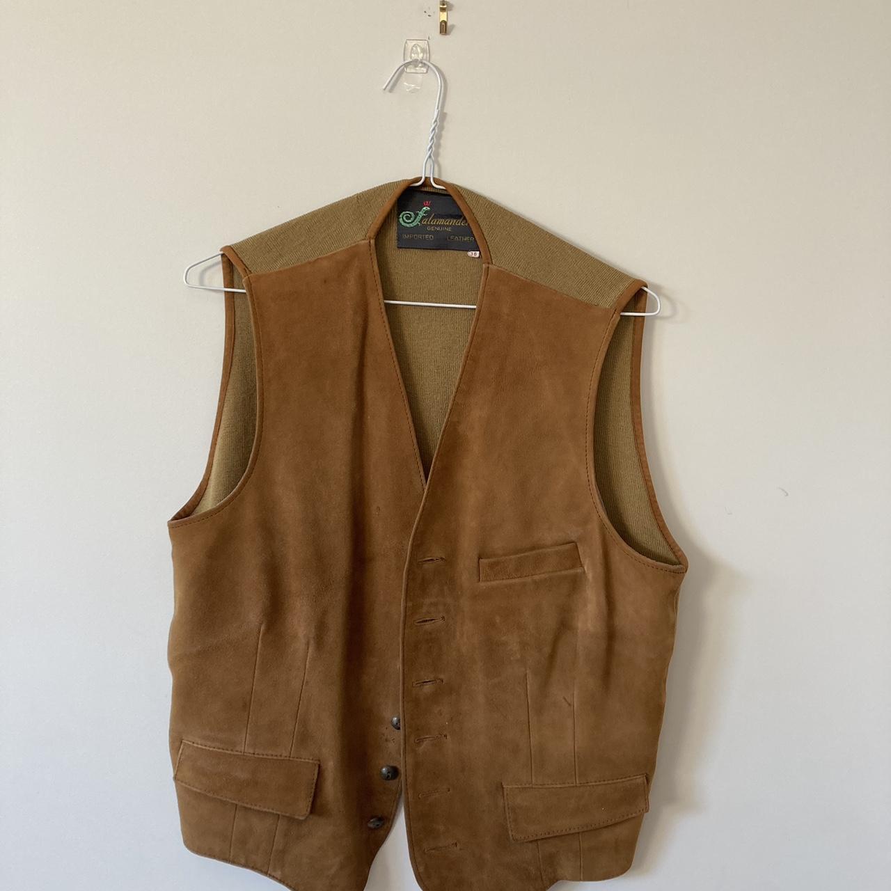 Men's Tan Vest | Depop