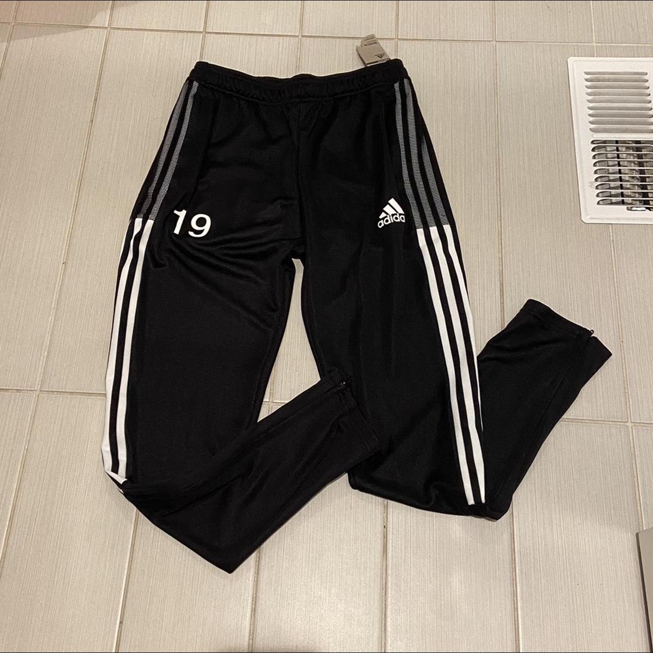 size kids large adidas joggers soccer pants new. Depop