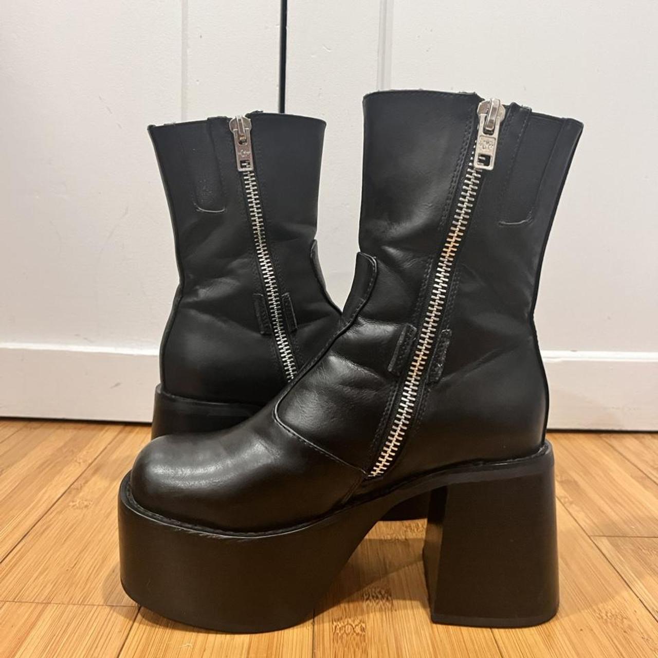 Dolls Kill Current Mood platform boots Size 7 - fits... - Depop