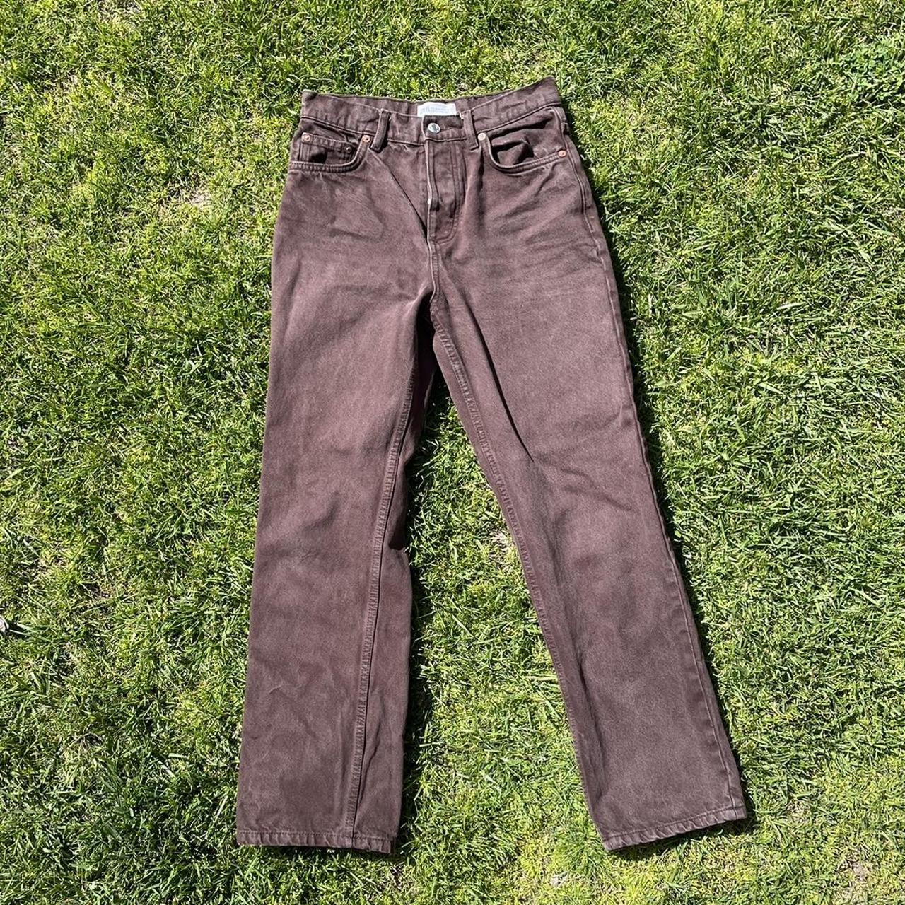 Zara Women's Brown Jeans Depop