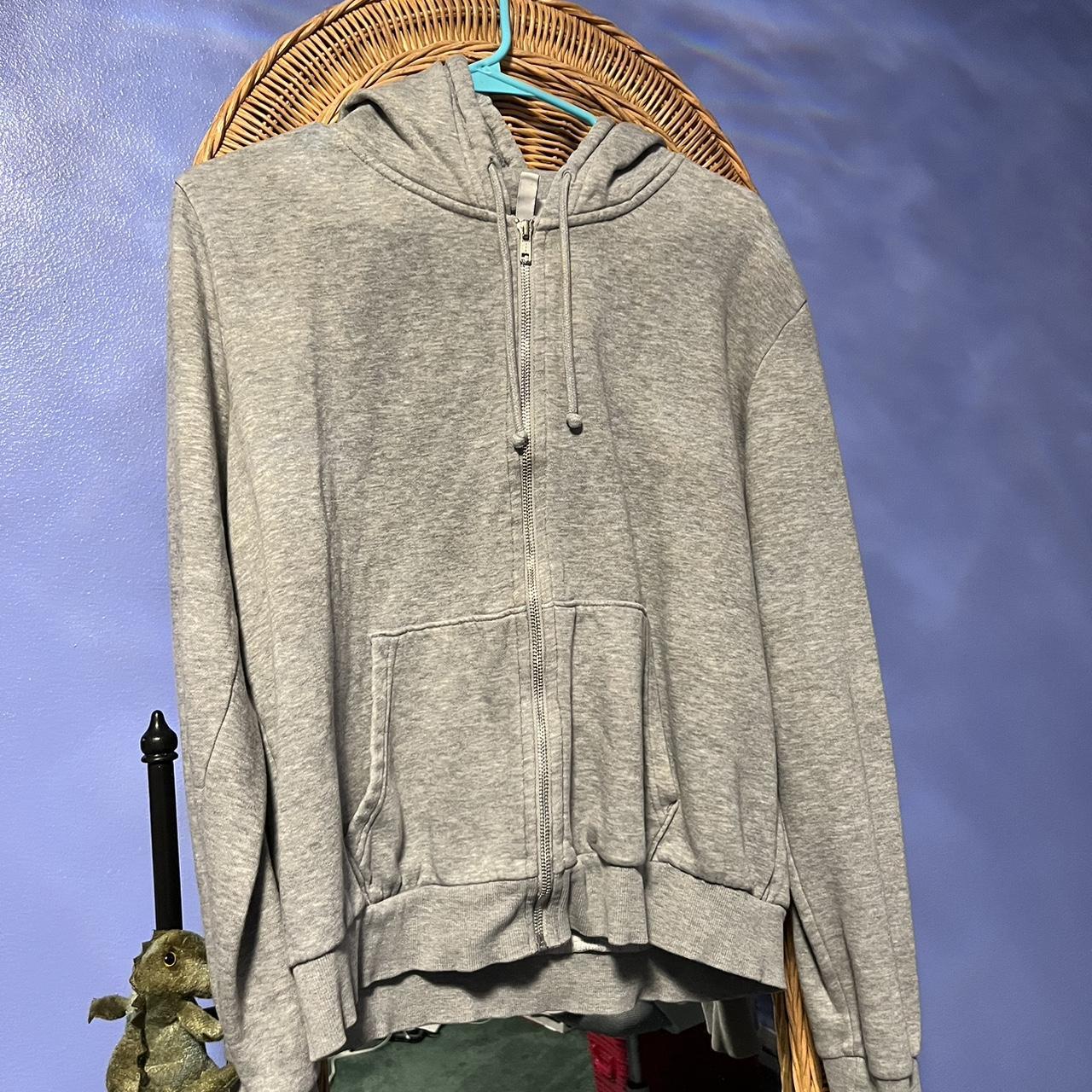 Brandy Melville Women's Grey Jacket Depop