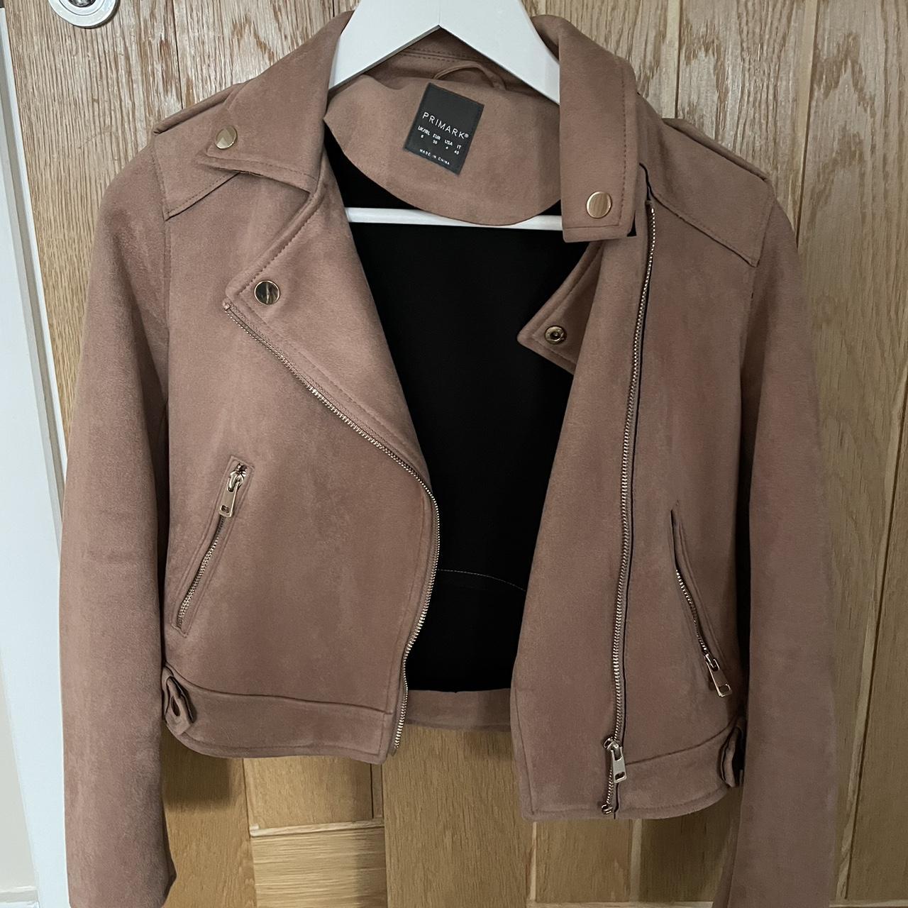 Suede biker clearance jacket primark