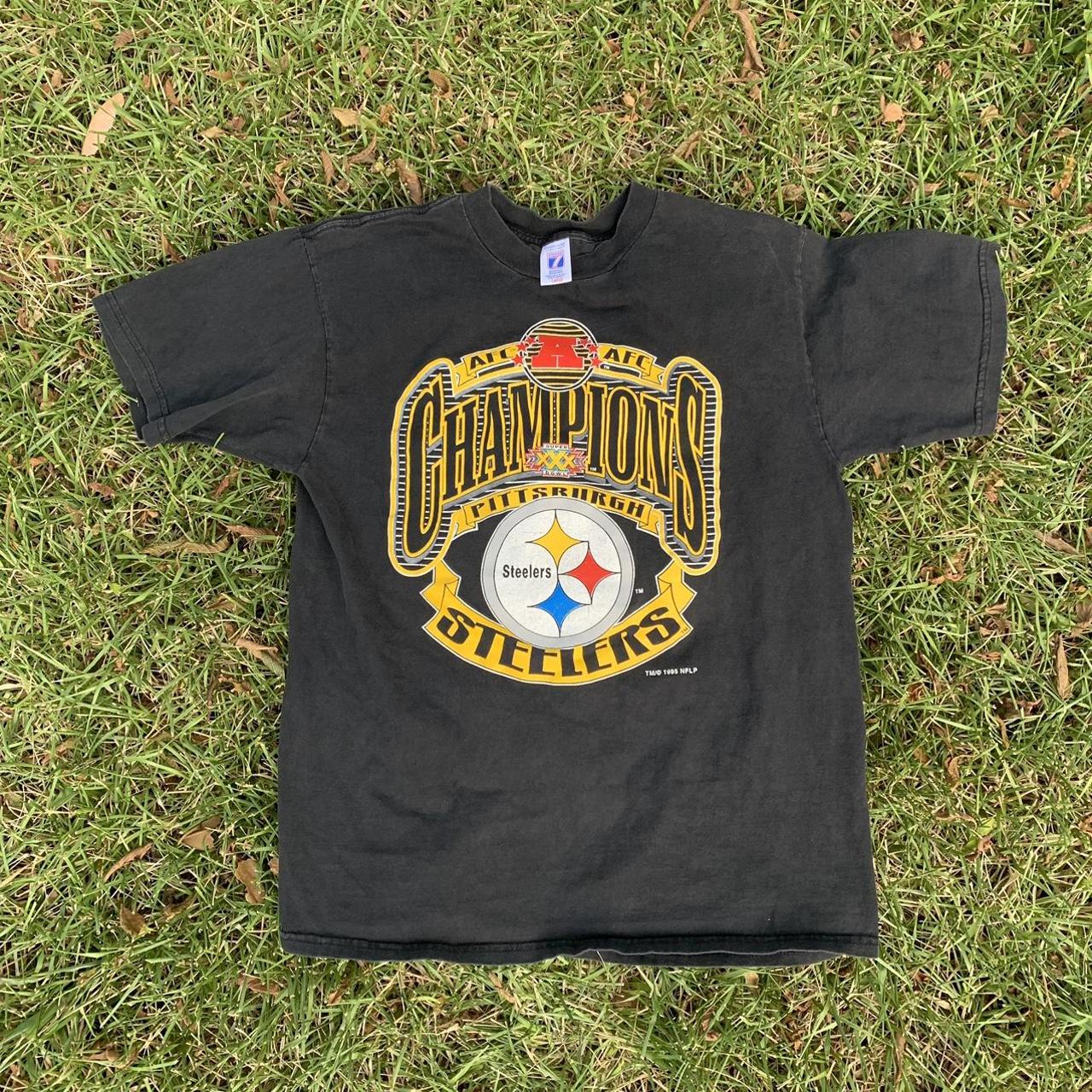 Vintage 1995 Pittsburgh Steelers Jersey-style T-shirt / NFL