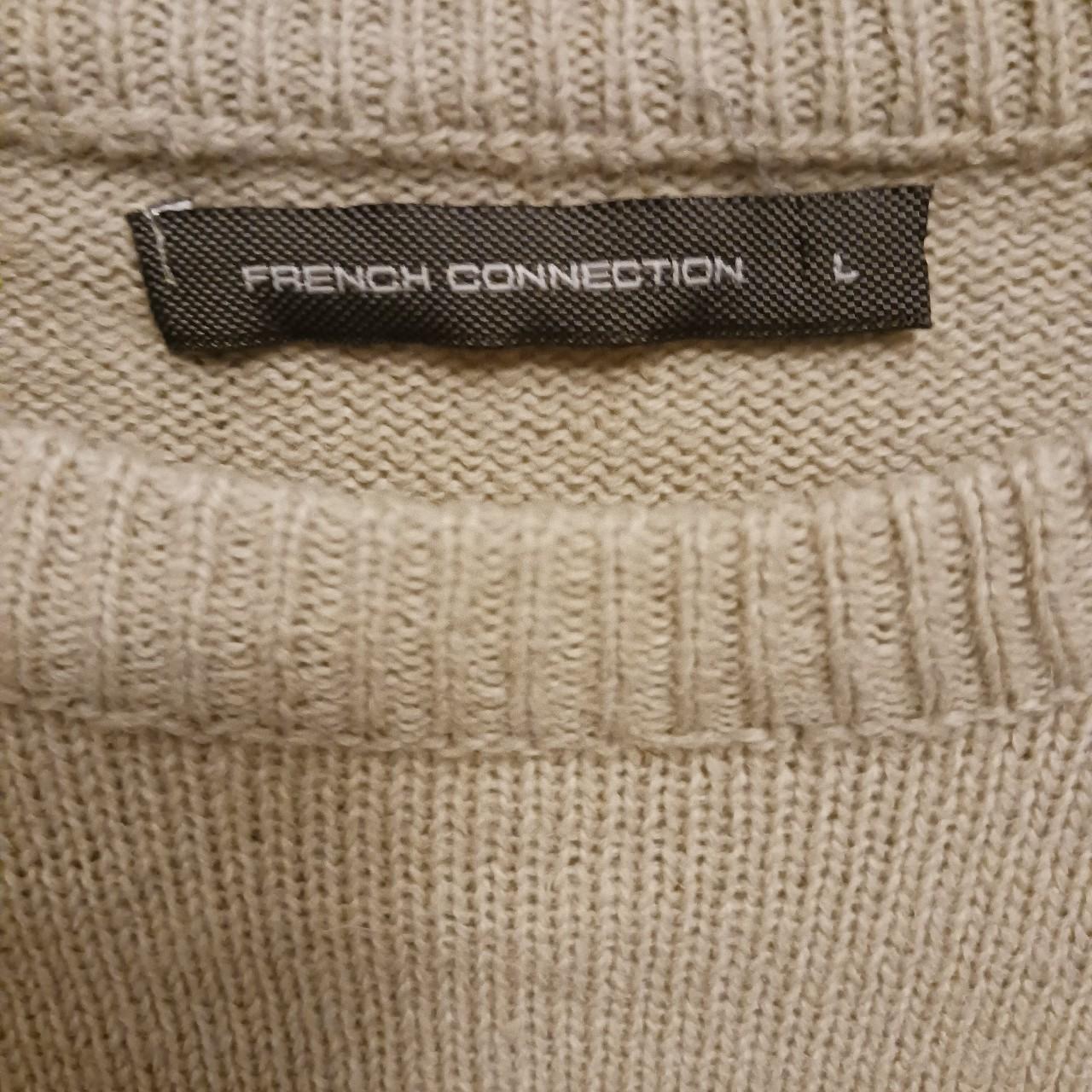 Medium, snug fit, oatmeal coloured French Connection... - Depop