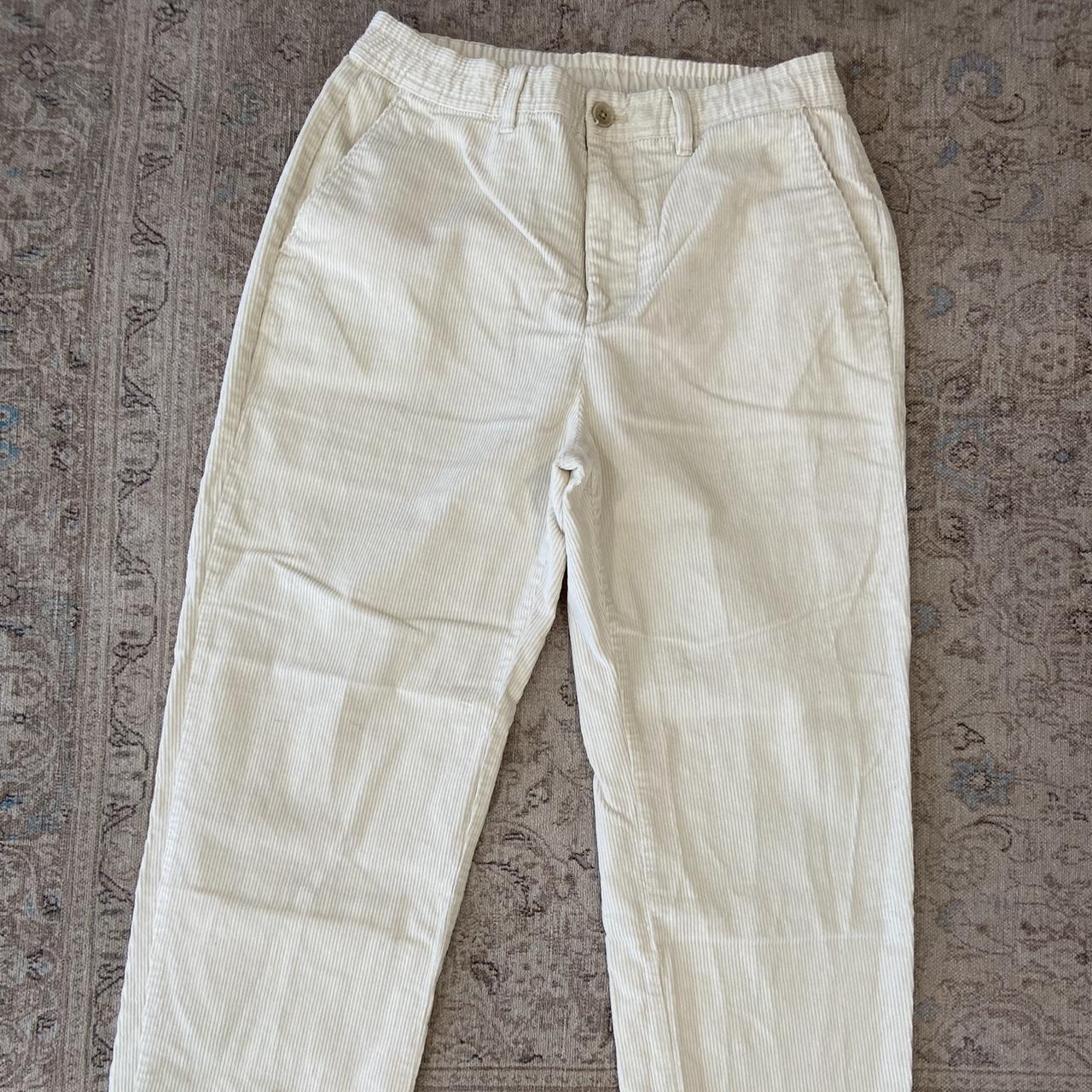 Gap Men's White and Cream Trousers | Depop