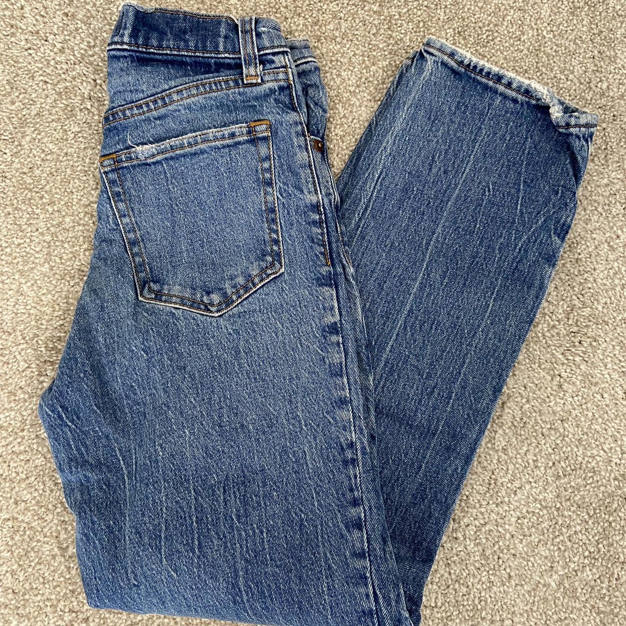 Abercrombie & Fitch Women's Blue Jeans | Depop