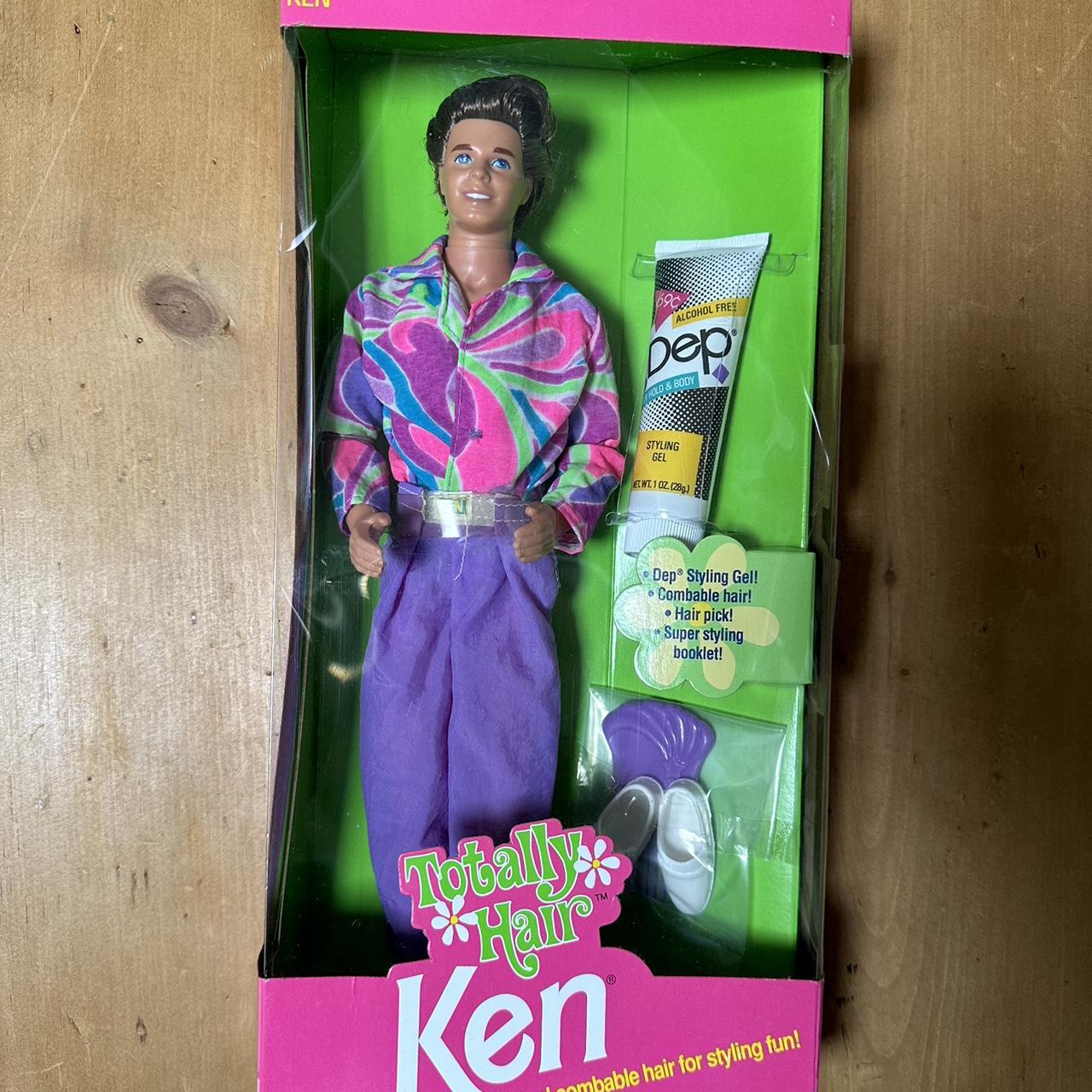 Vintage 1991 Mattel Totally Hair Ken Doll 1115 Dep Depop   P0 